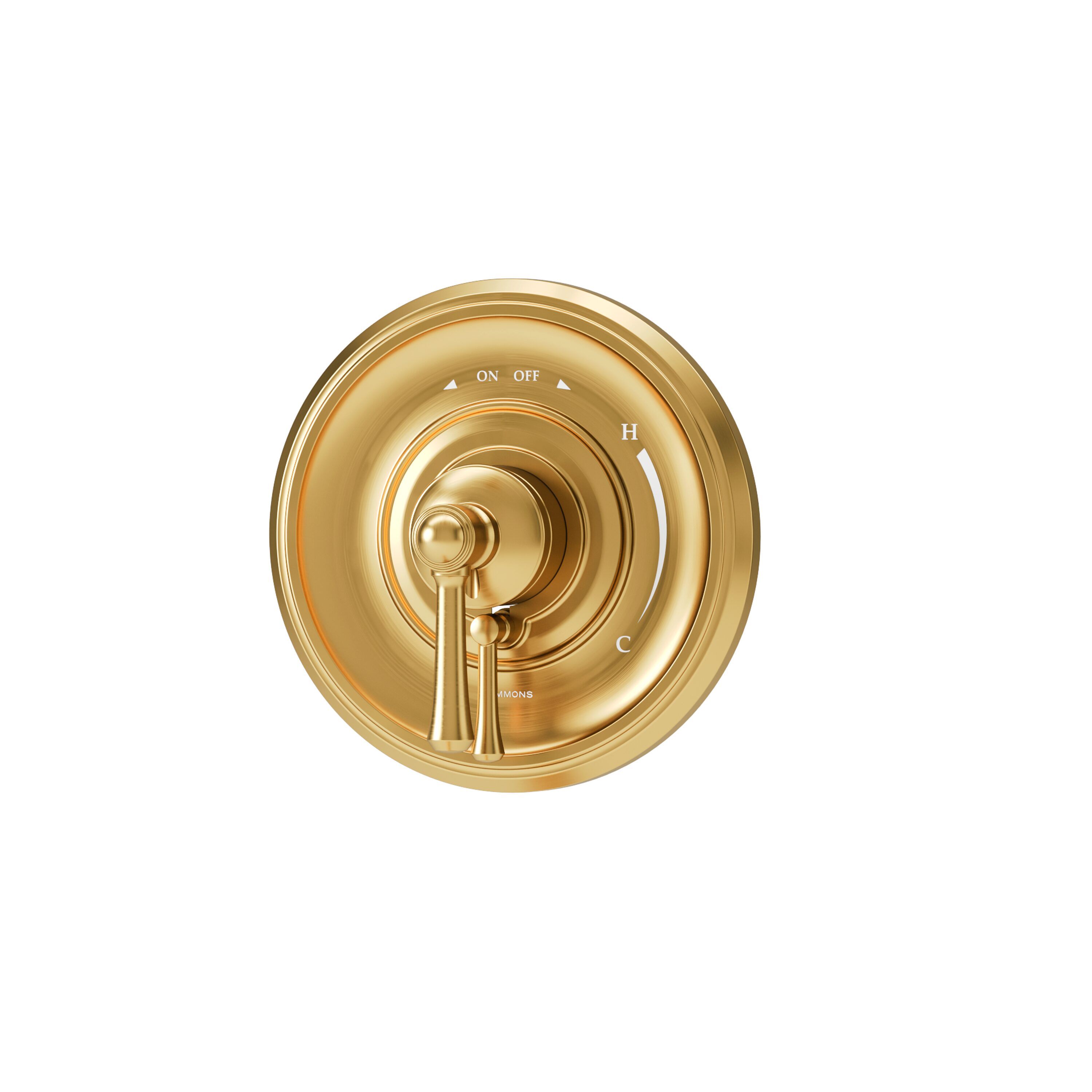 Manija de grifo de ducha en bronce cepillado Symmons Braston, modelo S5890BBZTRM