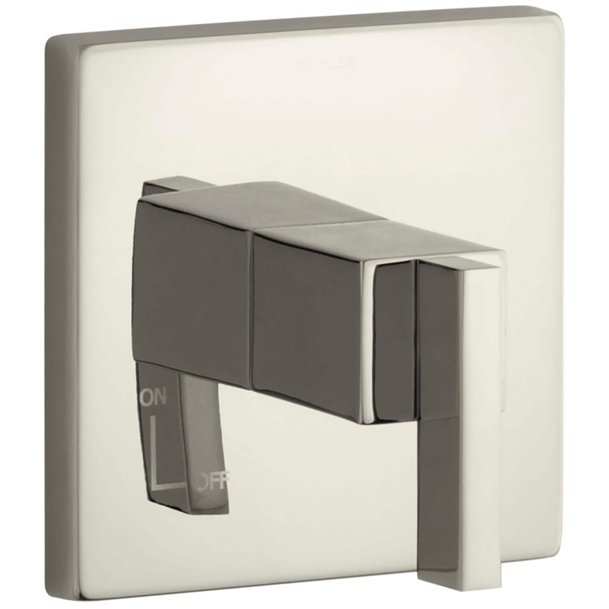 Manija de grifo de ducha con palanca de níquel pulido vibrante KOHLER T14674-4-SN