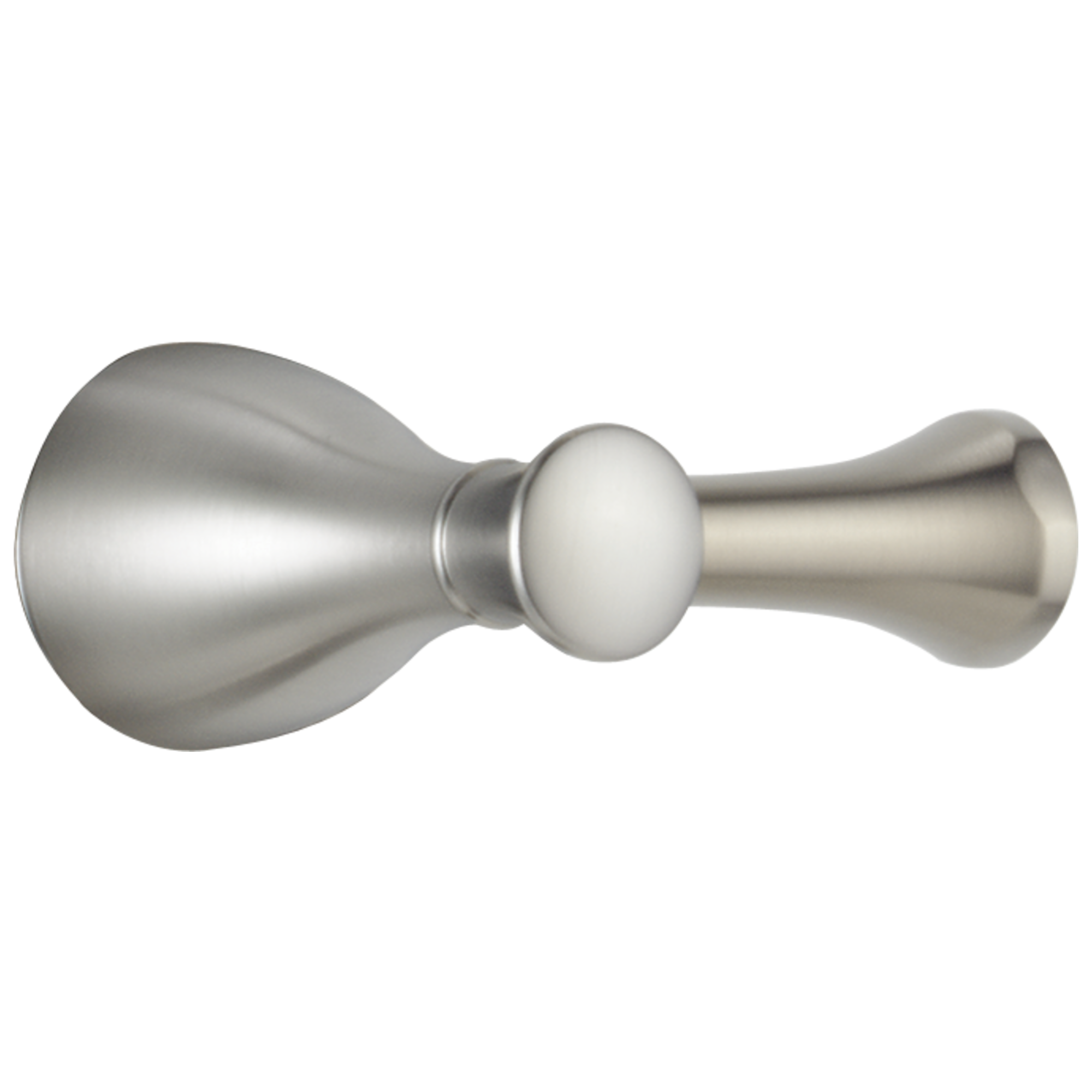 Llave Mezcladora de Lavabo con un Mango de Acabado en Acero Inoxidable Delta