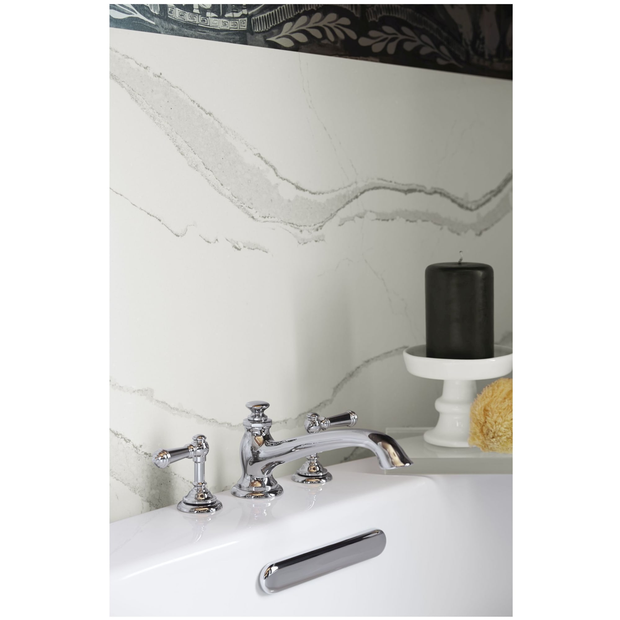 Manija de grifo para bañera de bronce aceitado de dos manijas - KOHLER T98071-4-2BZ
