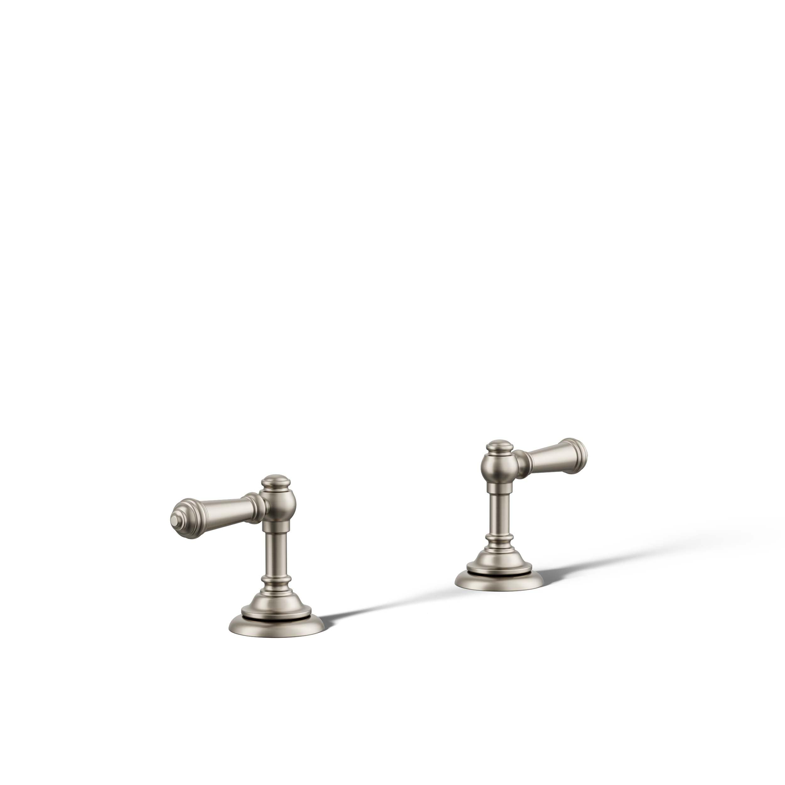 Manija para llave de bañera de 2 manijas en níquel cepillado vibrante KOHLER T98071-4-BN