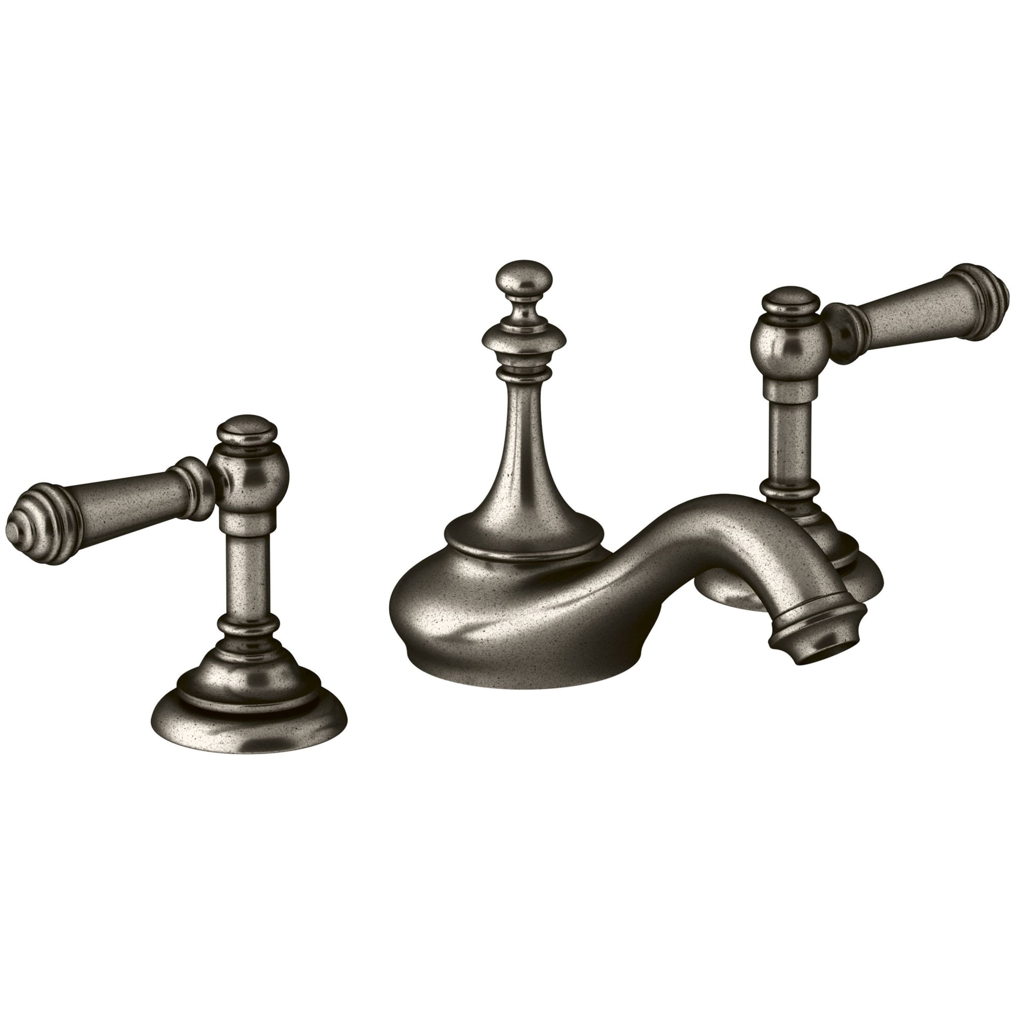 Juego de 2 Manijas de Grifo para Lavamanos en Aceite Frotado de Bronce KOHLER