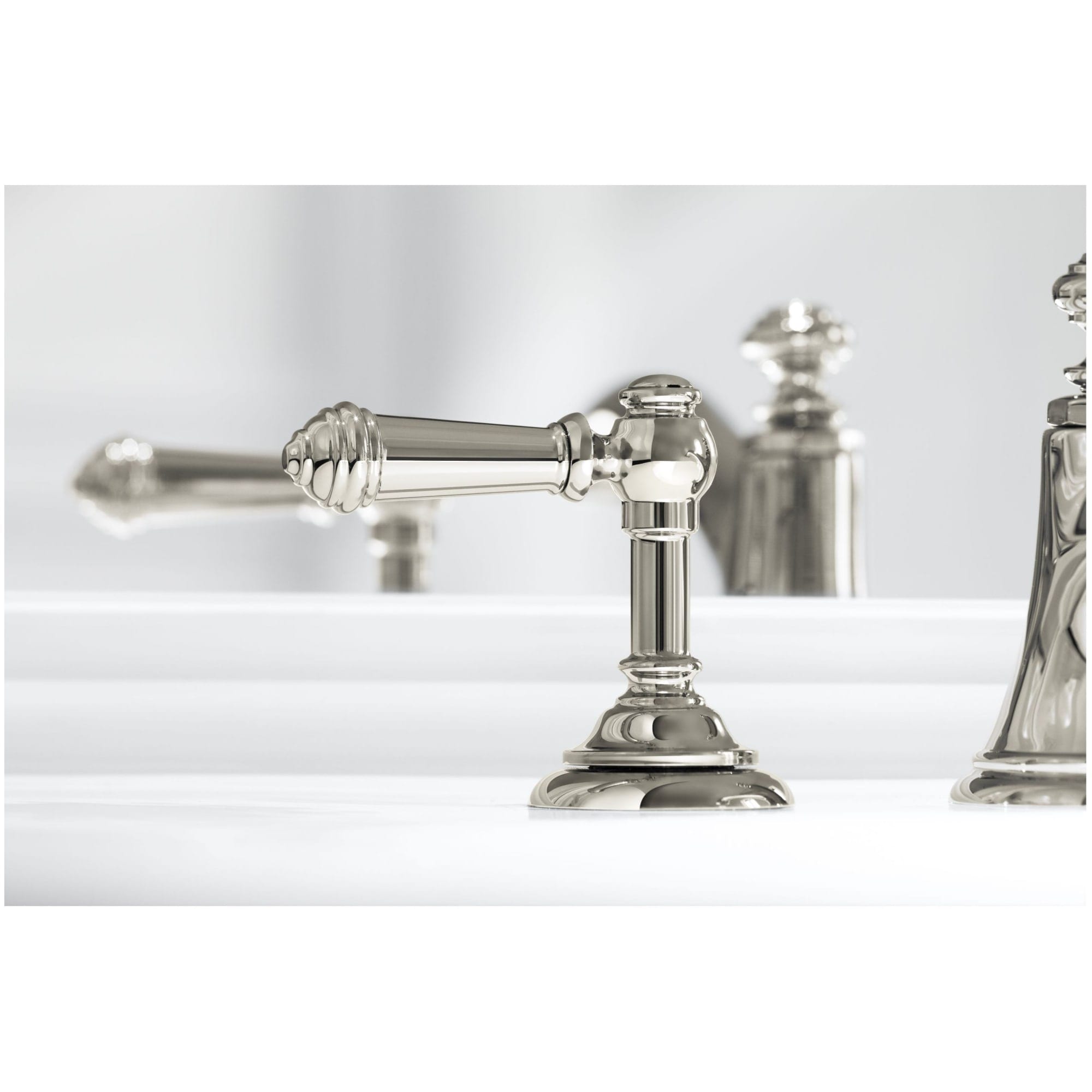 Juego de 2 Manijas de Grifo para Lavamanos en Aceite Frotado de Bronce KOHLER