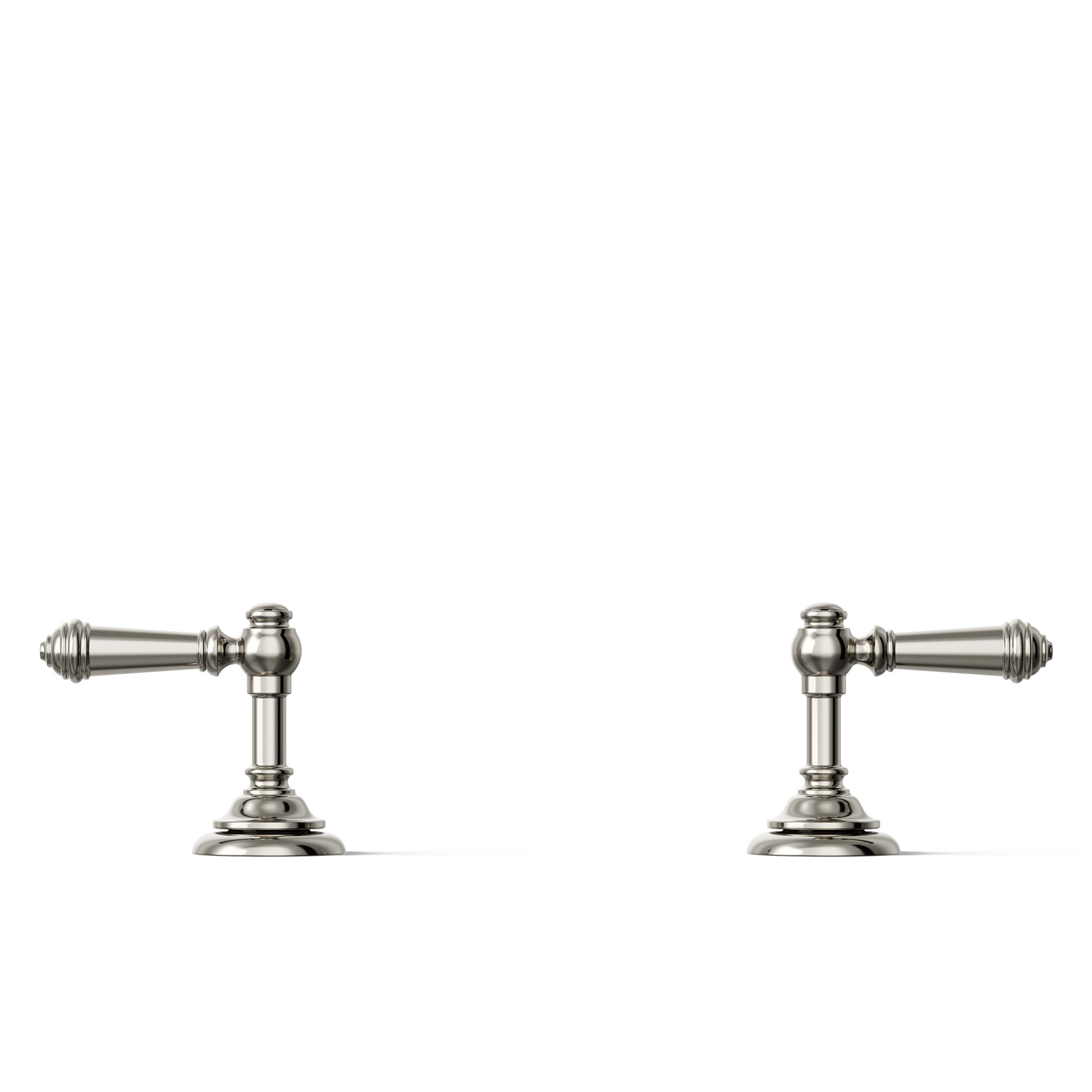 Manijas para grifo de baño con acabado escarchado brillante KOHLER, pack de 2