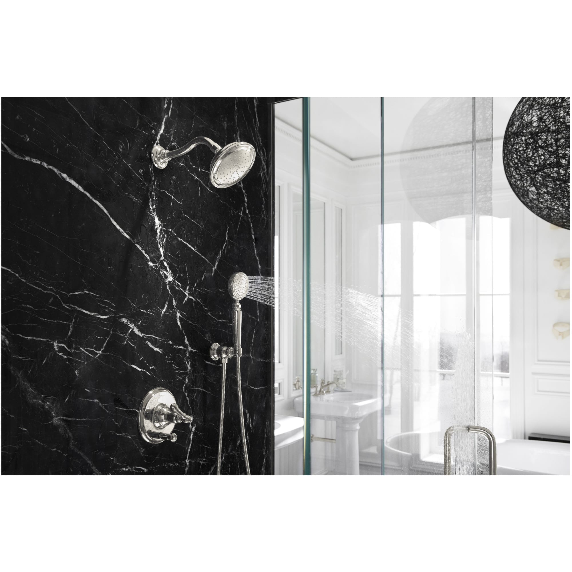 Mango de llave para grifo de ducha en níquel pulido vibrante KOHLER T72768-4-SN