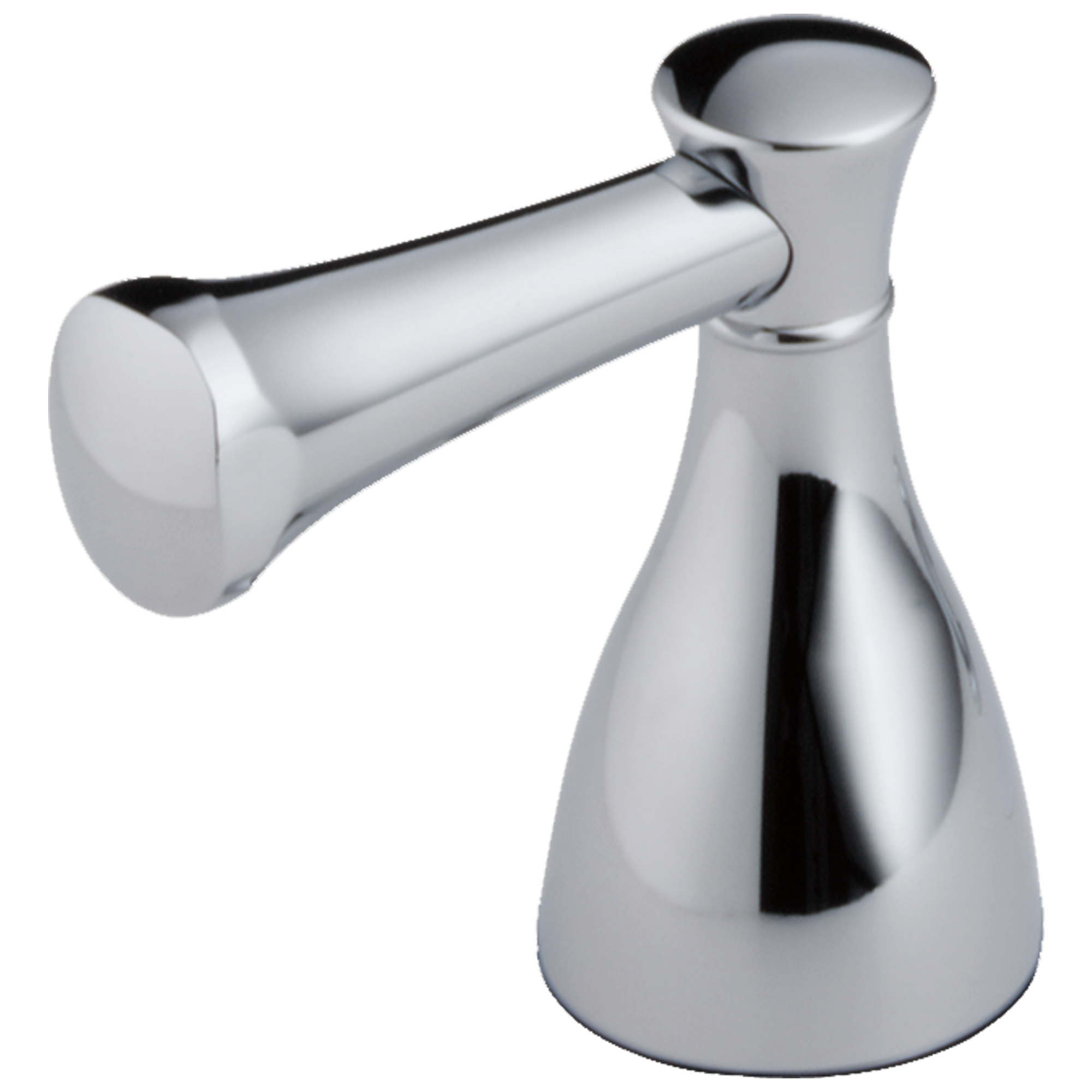 Faucet para lavamanos con manijas cromadas de dos palancas Delta Chrome H640