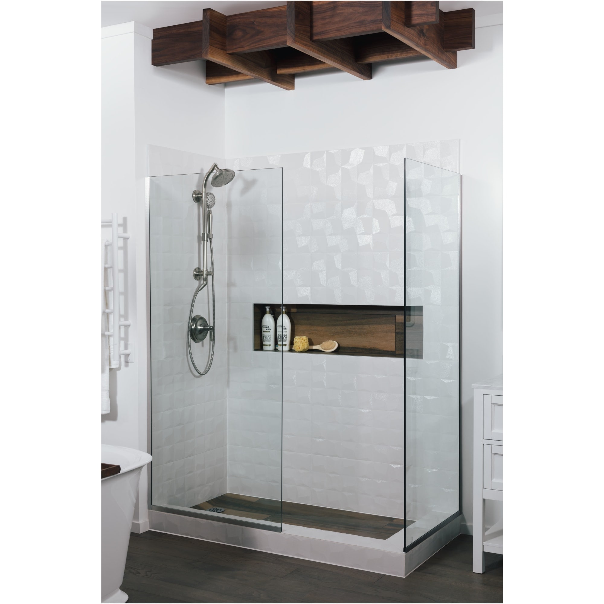Mango de la regadera con palanca de níquel pulido vibrante KOHLER TS10584-4-SN