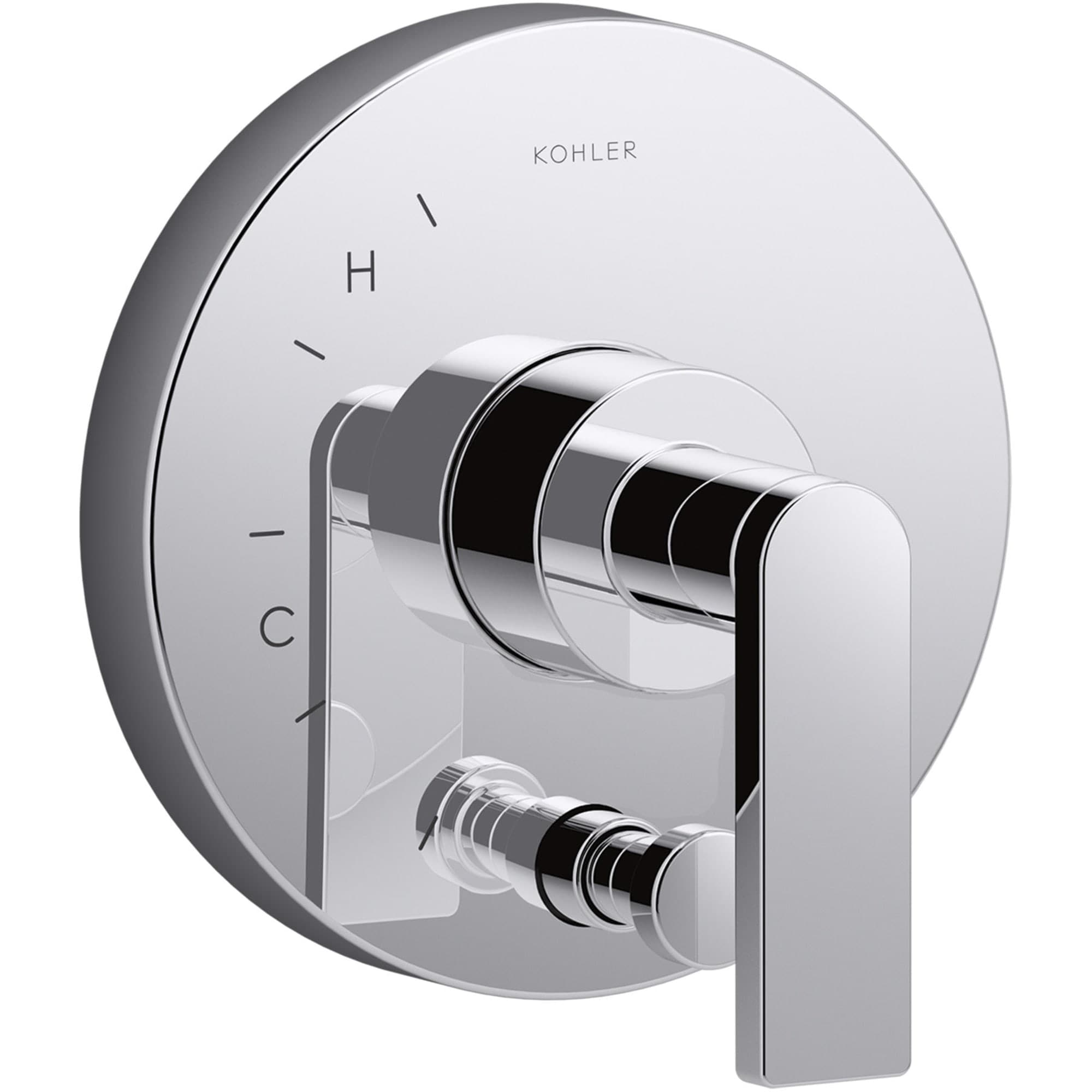 Manija de la llave de la regadera en cromo pulido KOHLER T73117-4-CP