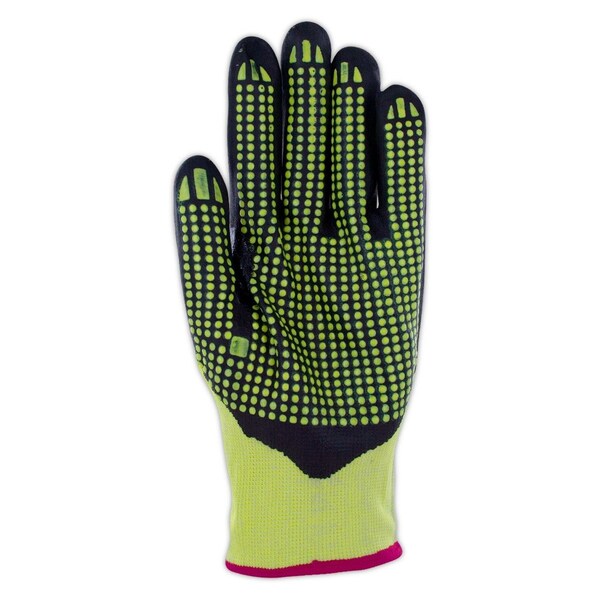 Guantes recubiertos Magid, Nivel de corte A4, amarillo de alta visibilidad, 11 - GPD46911.