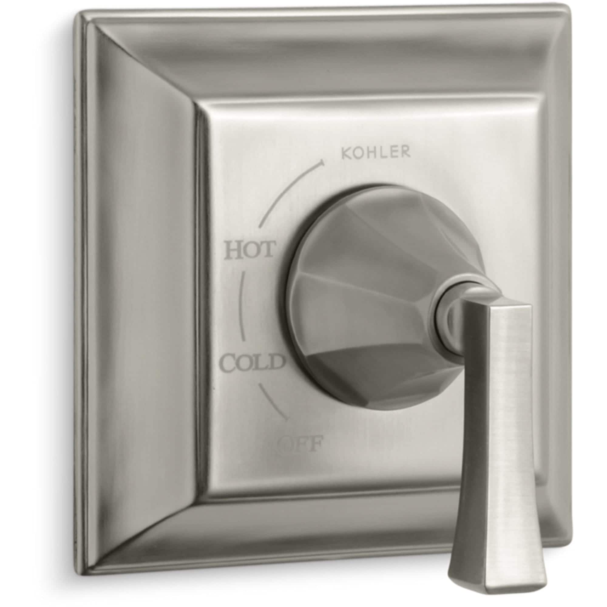Manija para grifo de ducha en níquel cepillado vibrante KOHLER TS463-4V-BN