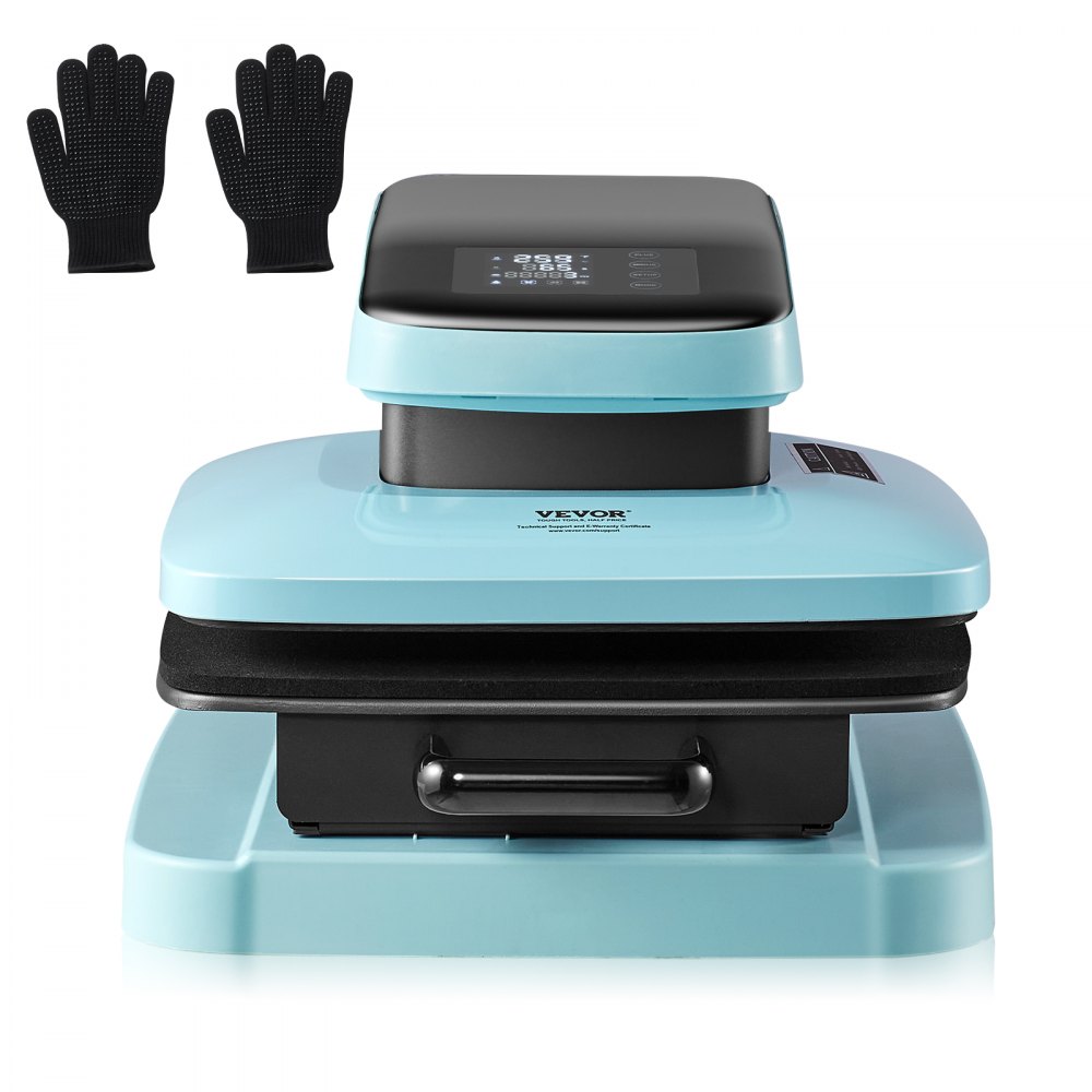 VEVOR Auto Heat Press Machine, 15 x 15 in Smart T Shirt Press Machine with Auto Release, Heats Up Fast and Evenly, Sublimation Heat Press for T Shirts, Sublimation, Vinyl, Heat Transfers Projects - ZNRYJSJS15X1Z8544V1