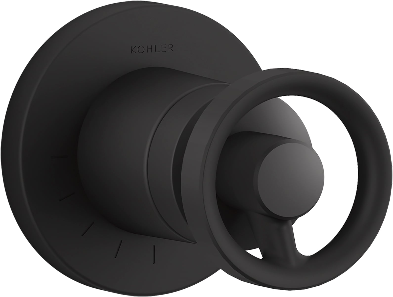 Mango de regadera con perilla mate negra KOHLER K-T78025-9-BL