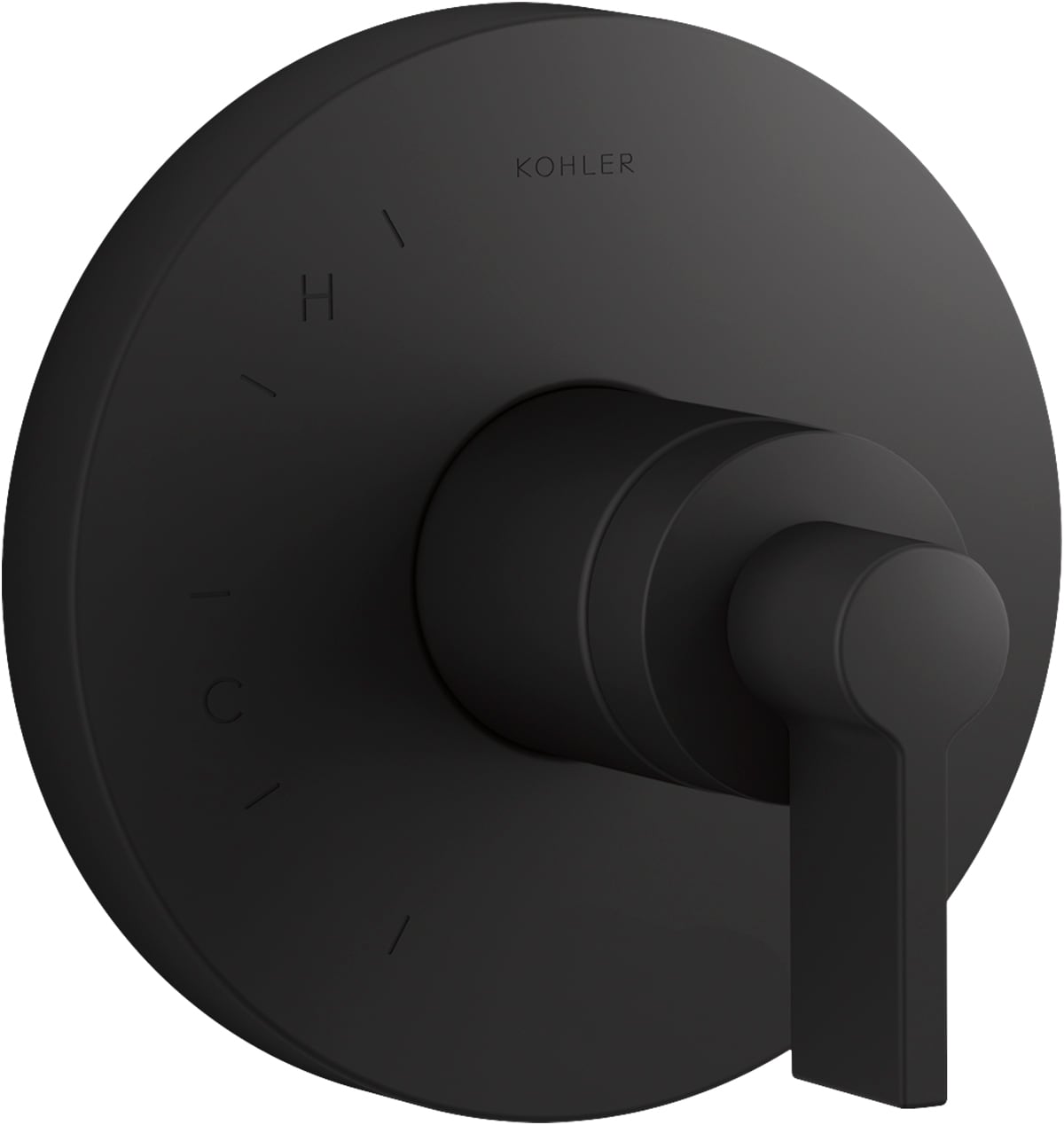 Manija de llave de grifo de ducha en negro mate KOHLER K-TS78015-4-BL