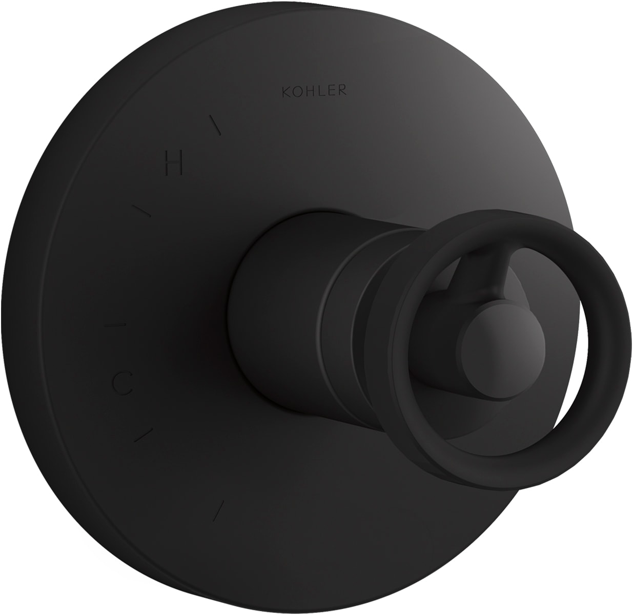 Manija de grifo de ducha de color negro mate KOHLER K-TS78015-9-BL