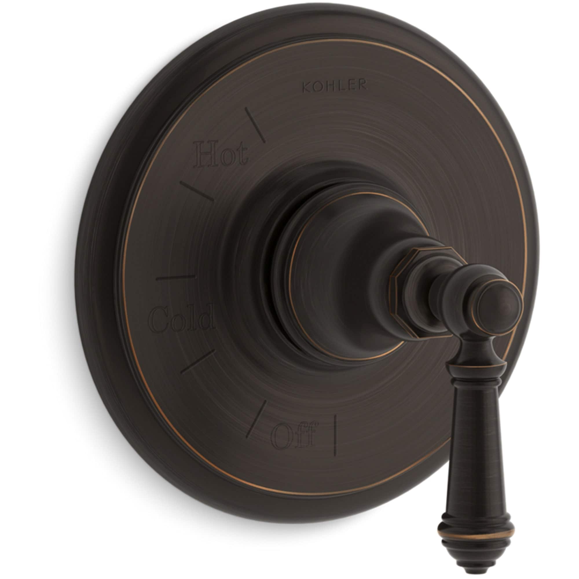 Mango de grifo de ducha de palanca en bronce aceitado KOHLER TS72767-4-2BZ
