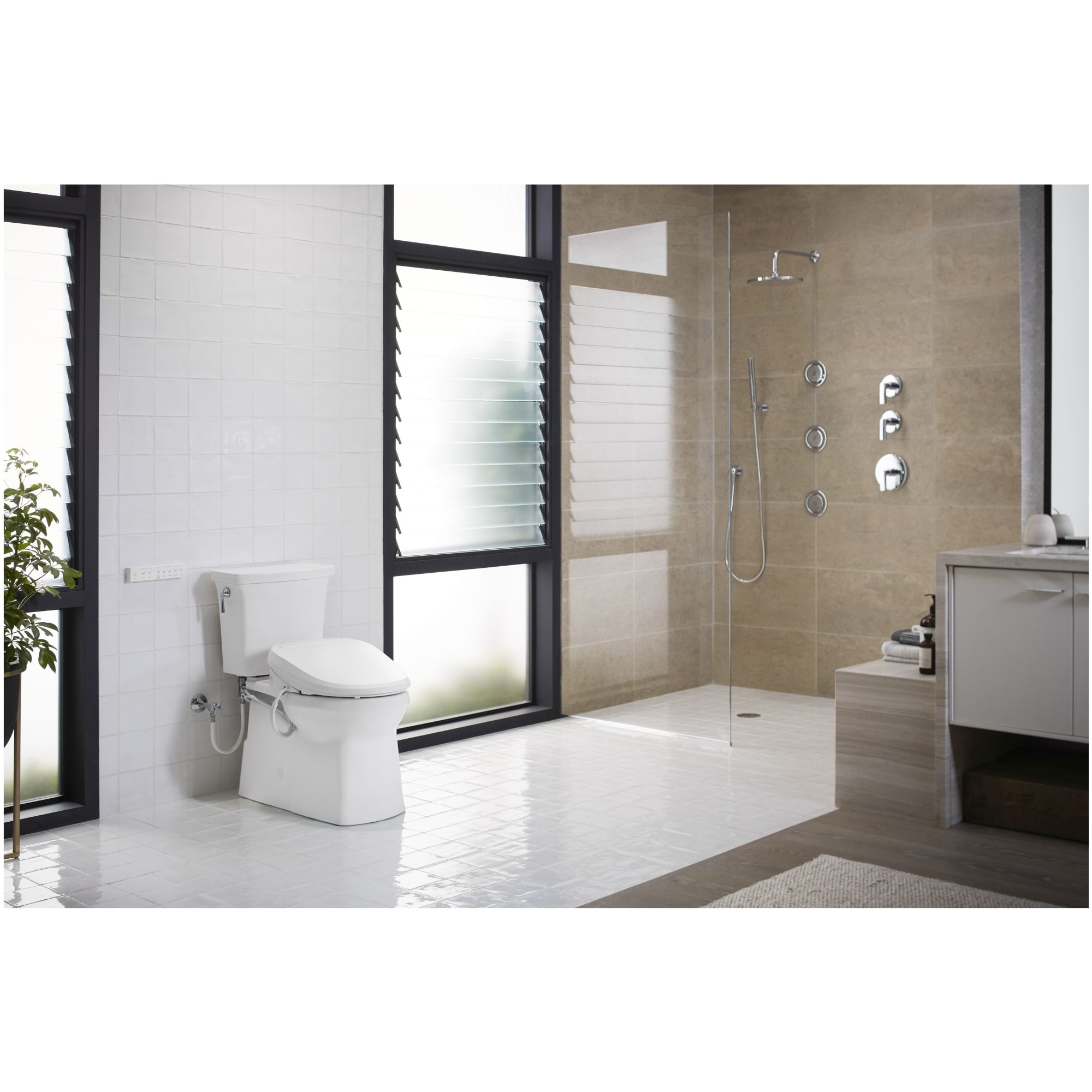Mango de la llave de la regadera en titanio vibrante de KOHLER K-T73140-4-TT