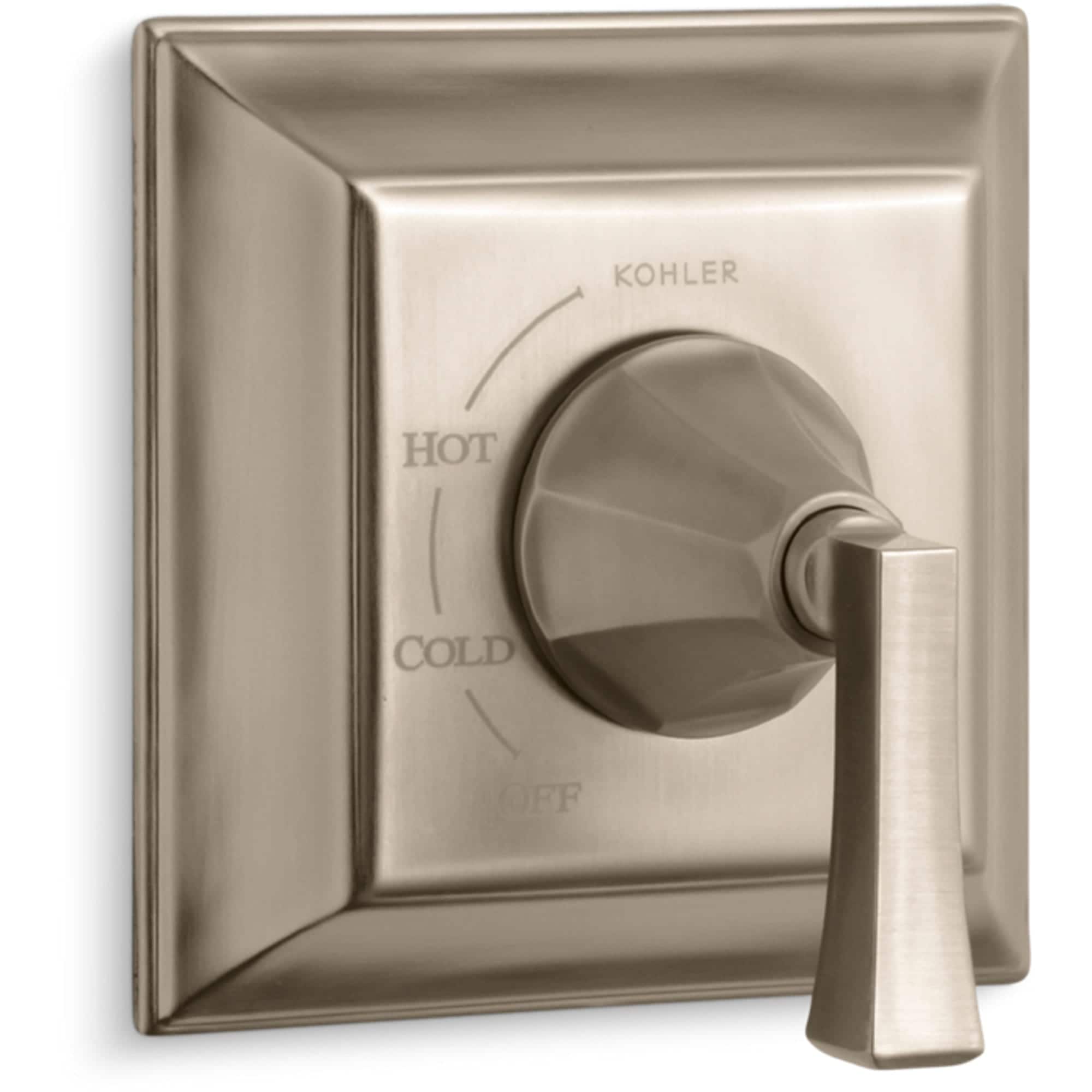 Manija de Grifo de Ducha con Palanca de Bronce Cepillado Vibrante KOHLER TS463-4V-BV