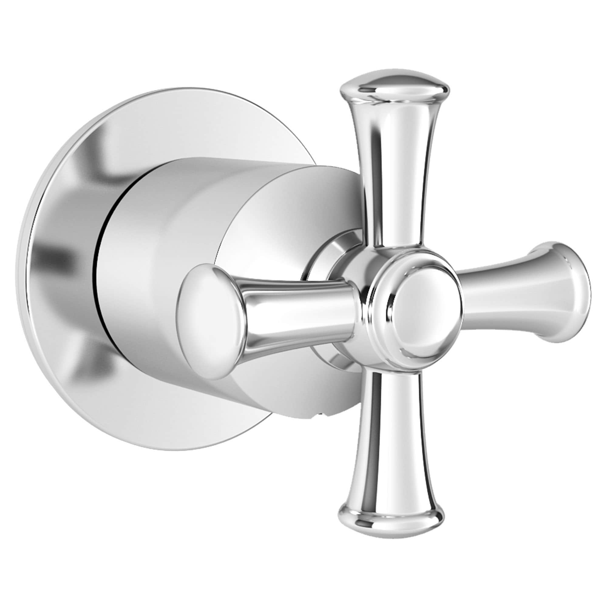 Mango de llave de regadera de cruz de cromo pulido American Standard T052432.002