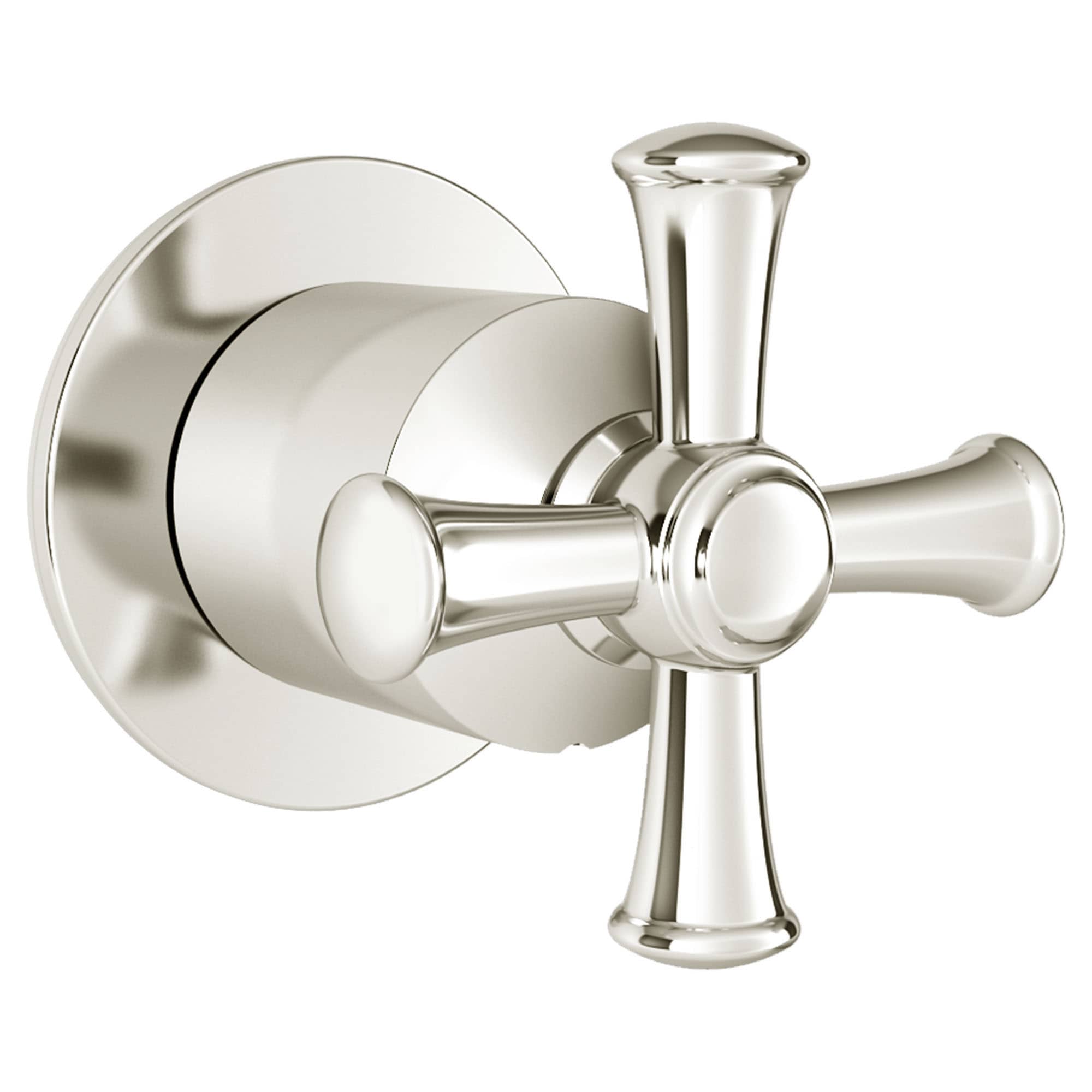 Maneral de llave de regadera en cruz de níquel pulido American Standard T052432.013