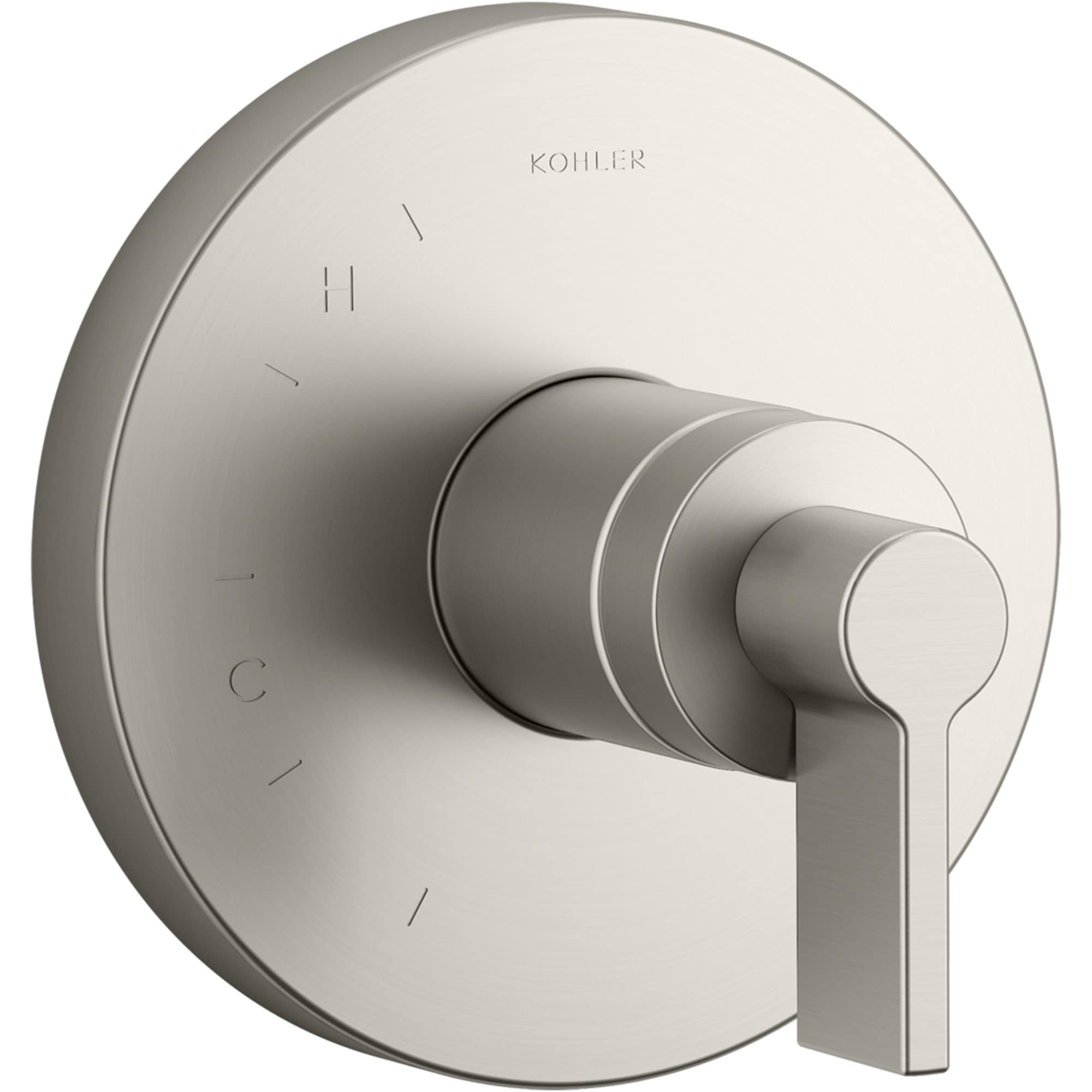 Mango de la llave de la regadera con palanca en níquel cepillado vibrante KOHLER K-TS78015-4-BN