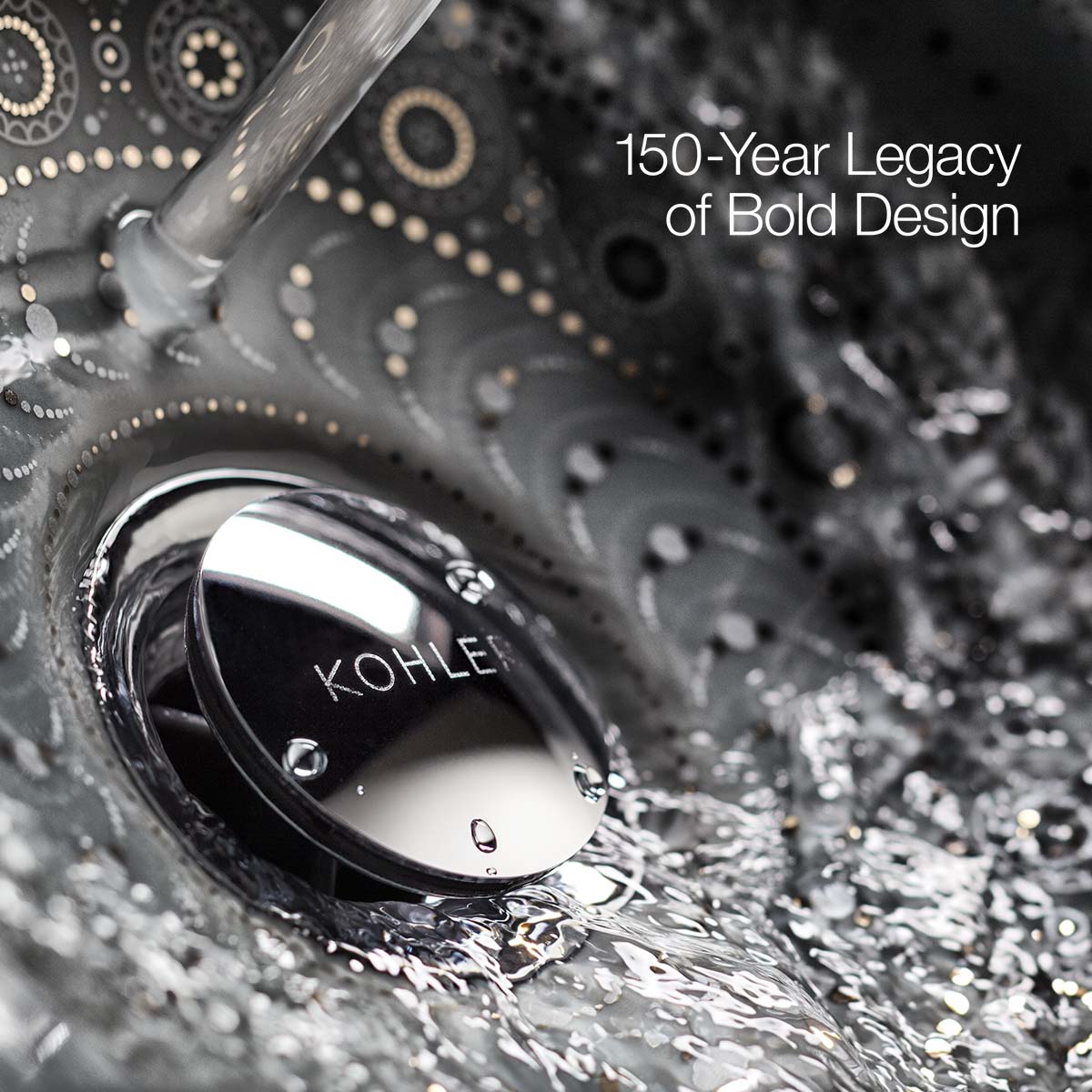 Manijas de Grifo para Lavamanos de Baño de Doble Mango en Níquel Cepillado Vibrante KOHLER Components 2 -Handle K-77974-8-BN