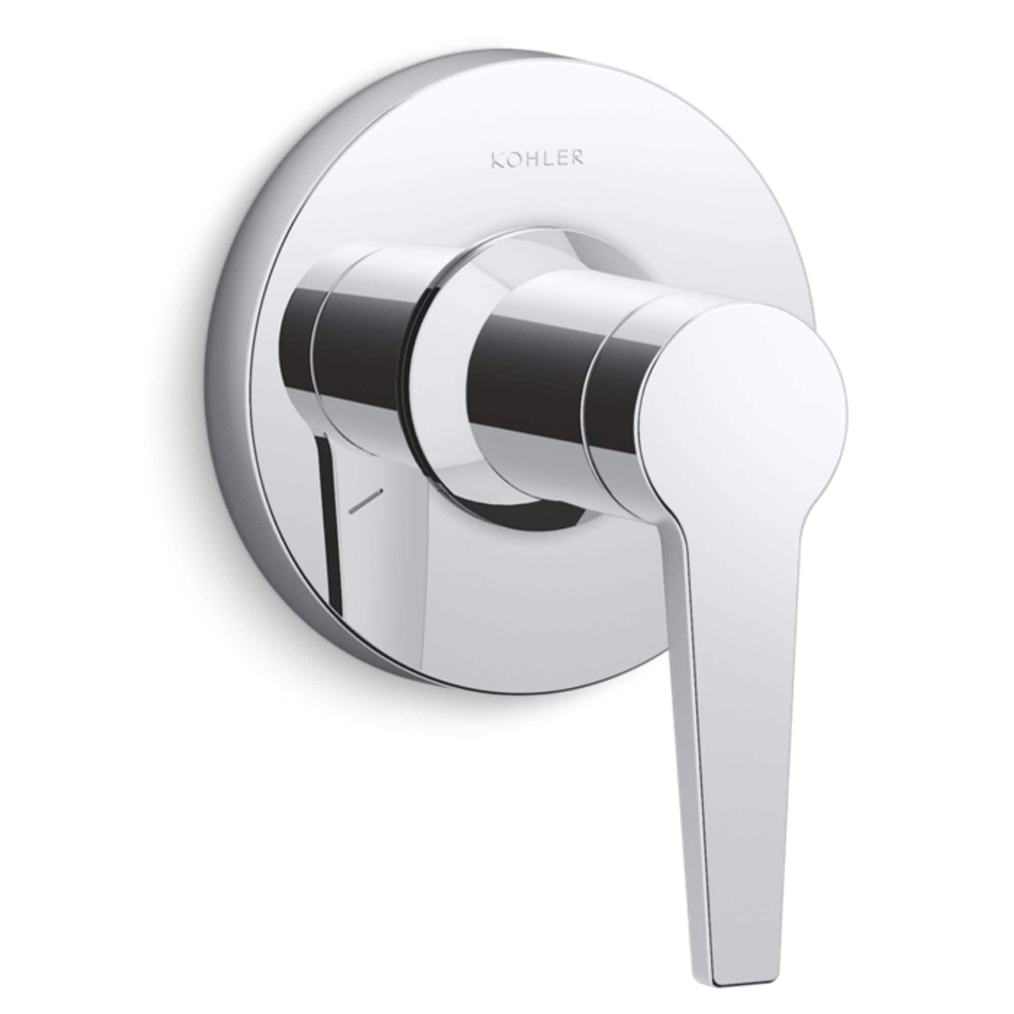 Manija de grifería de ducha con palanca cromada pulida KOHLER K-T97091-4-CP