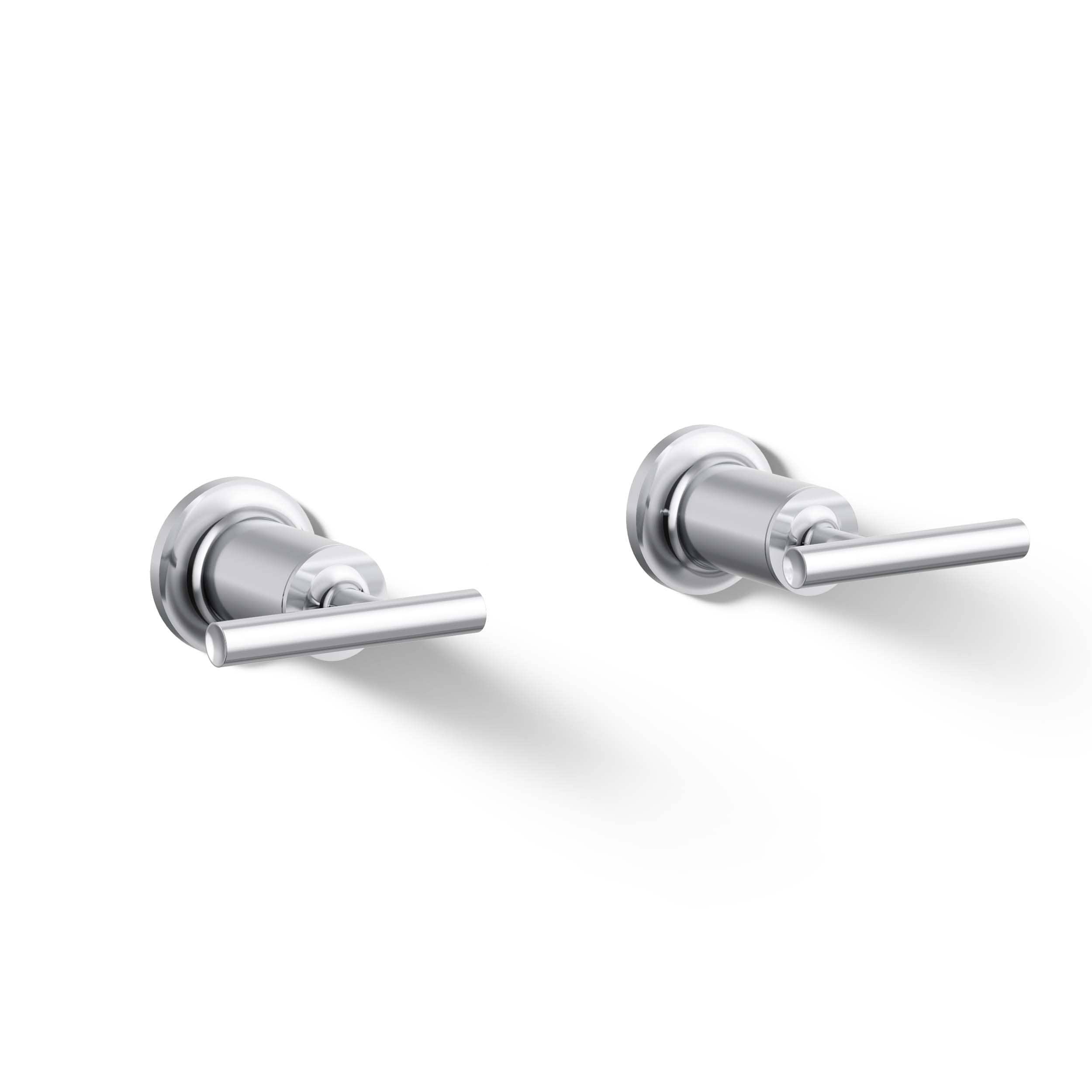 Manija de grifo para bañera de dos manijas en cromo pulido KOHLER T14429-4-CP