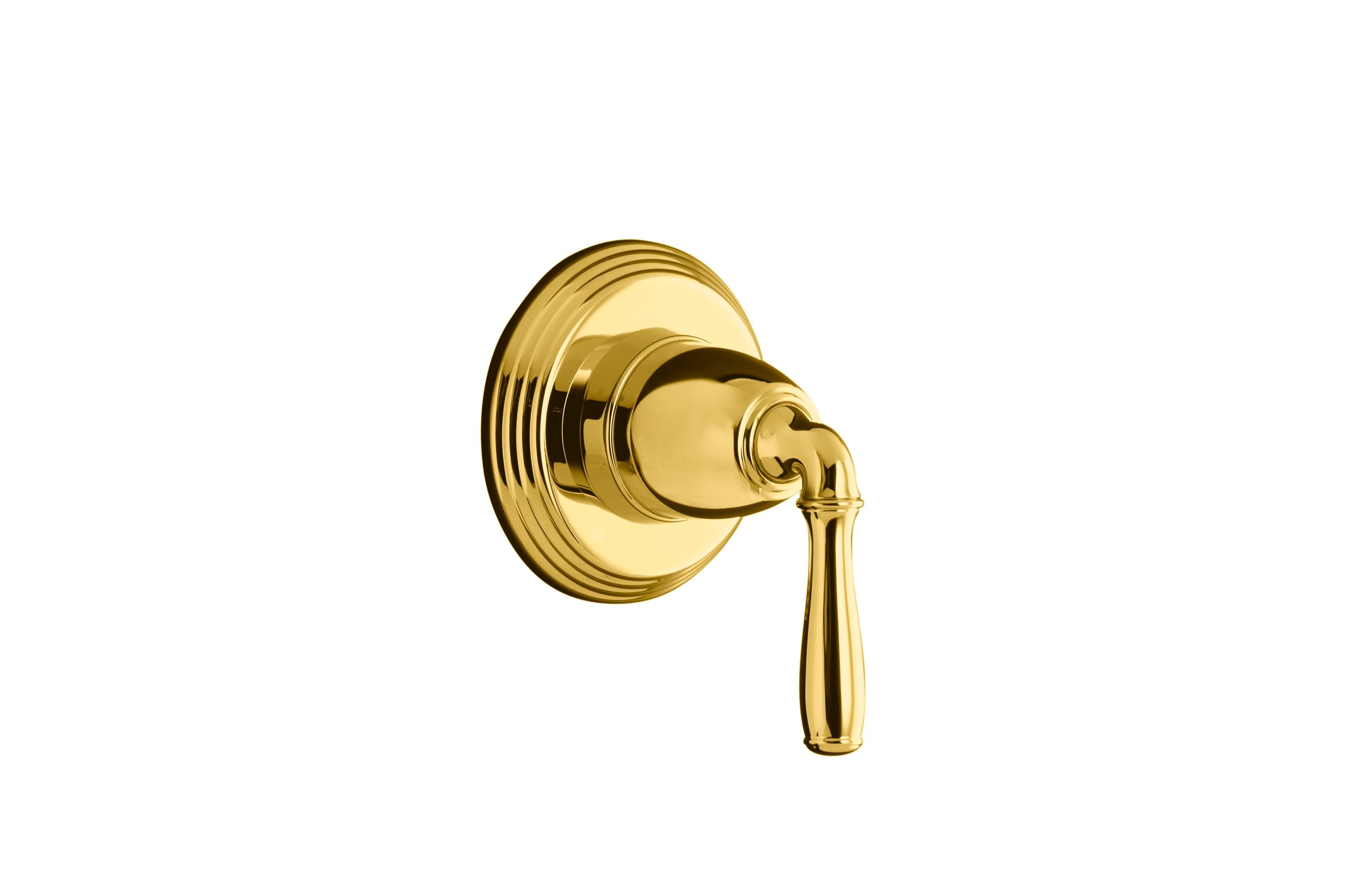 Maneral de la regadera KOHLER Vibrant Polished Brass T376-4-PB
