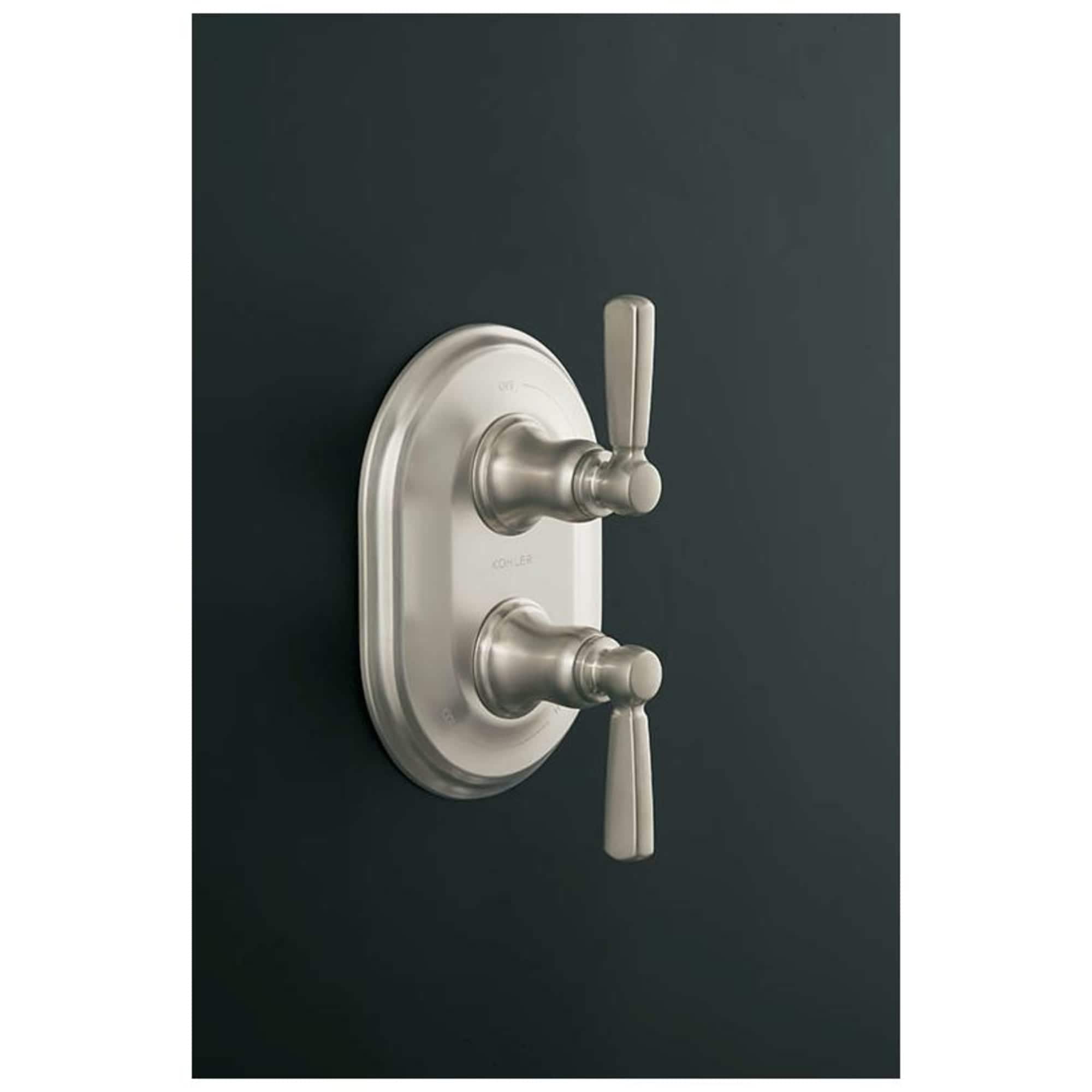 Manija para grifo de ducha de palanca de doble manija en cromo pulido KOHLER T10594-4-CP