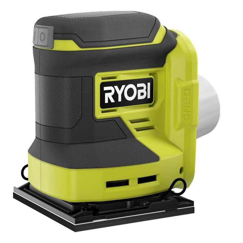 RYOBI ONE+ 18V Clavadora inalámbrica AirStrike de calibre 18 con lija de hoja 1/4 inalámbrica (solo herramientas) - P321-PCL401B