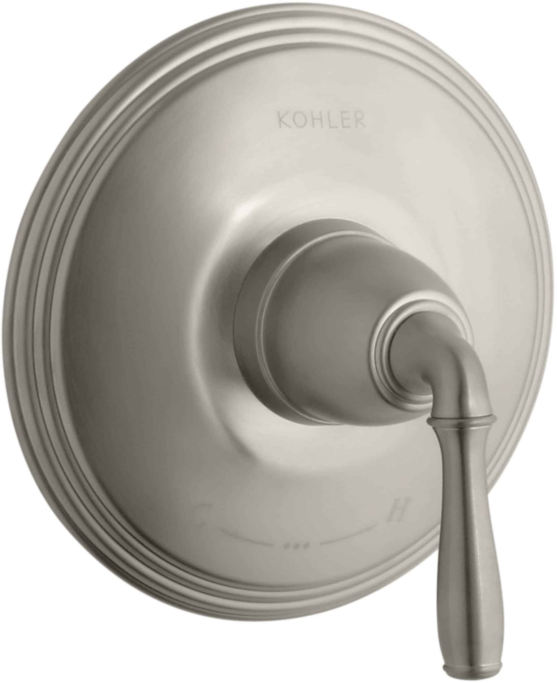 Mango de la regadera con acabado niquelado cepillado vibrante KOHLER T10357-4-BN