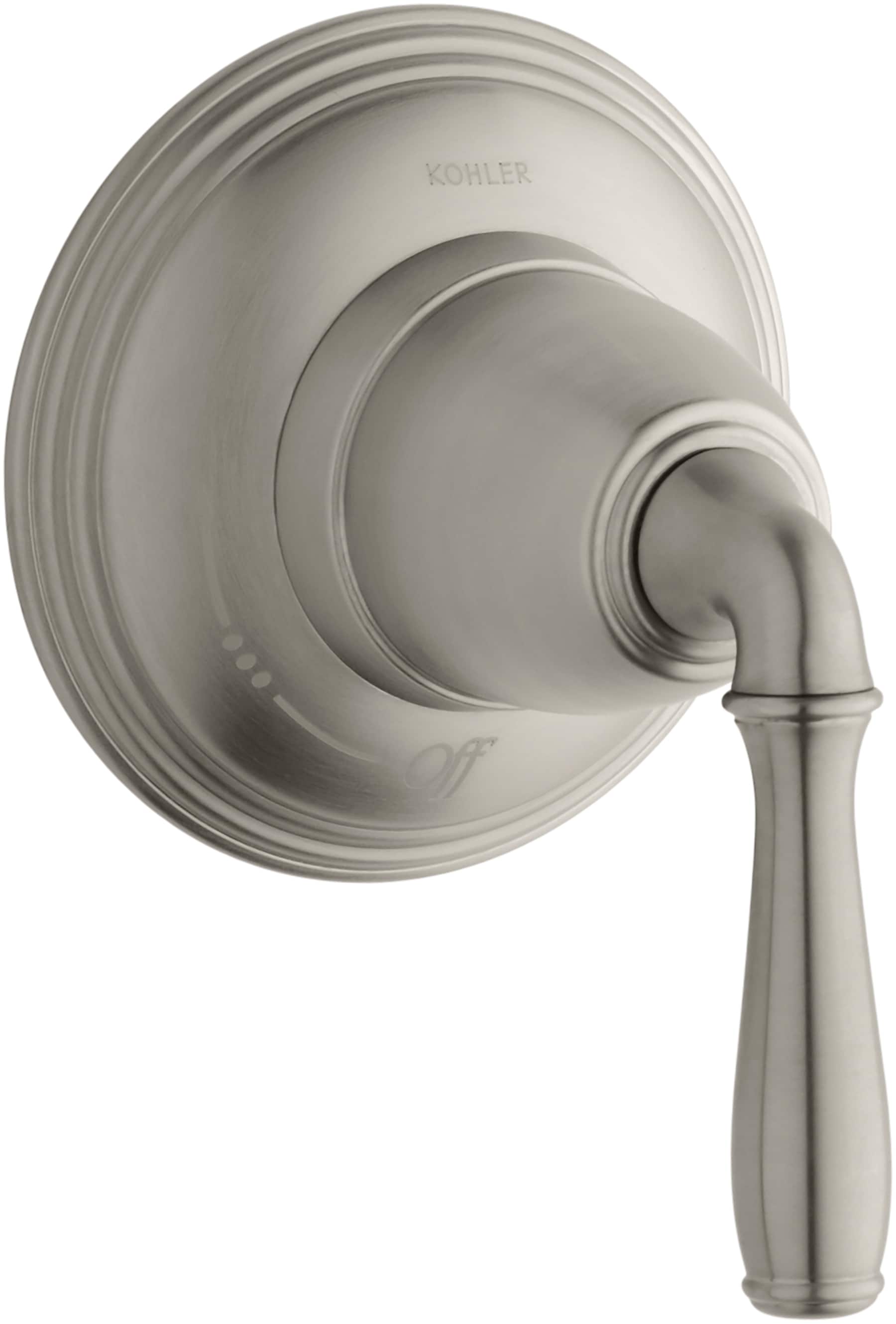 Mango de grifo de ducha con palanca en Níquel Cepillado Vibrante KOHLER T10358-4-BN