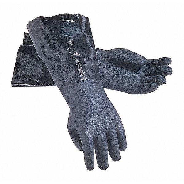 Guantes resistente a químicos de 17" San Jamar, Neopreno, Universal, 1 par - 1217EL