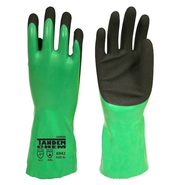 Cordova Tandem Chem, Guantes de Nitrilo, XXL, paquete de 12 - 6942XXL