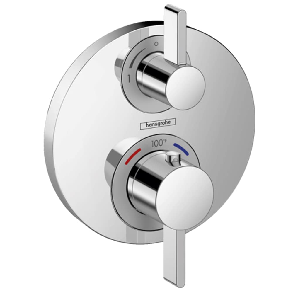 Maneral de Grifo para Regadera de 2 Manijas en Cromo de Hansgrohe - Modelo 15758001