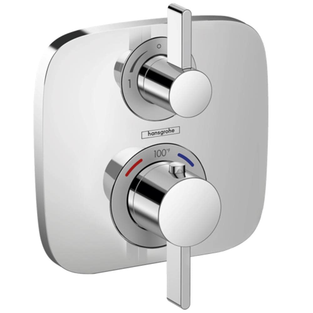 Manija de grifo de ducha de palanca de 2 manijas de cromo de Hansgrohe