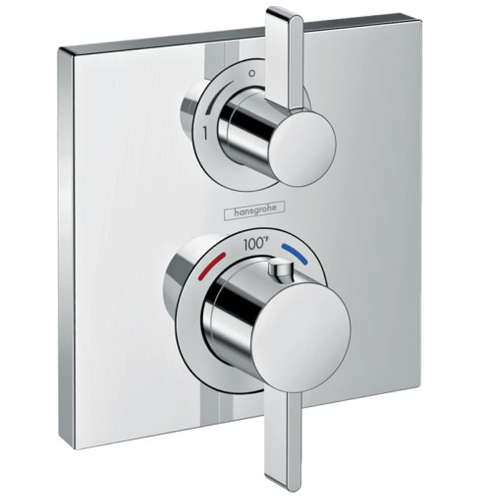 Grifo de ducha de doble mango y palanca en cromo Hansgrohe 15714001
