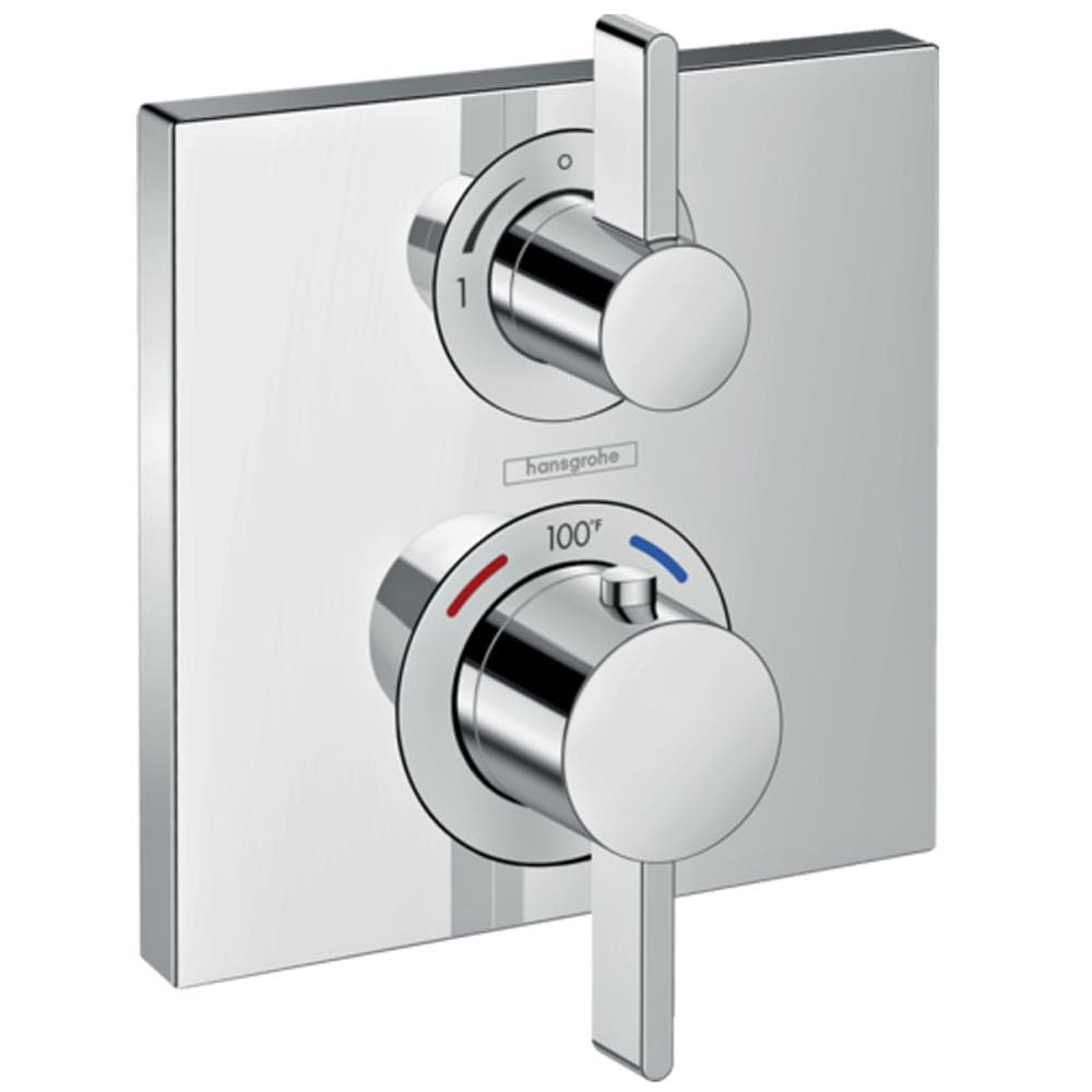 Maneral para grifo de ducha de dos manijas Hansgrohe en cromo 15712001
