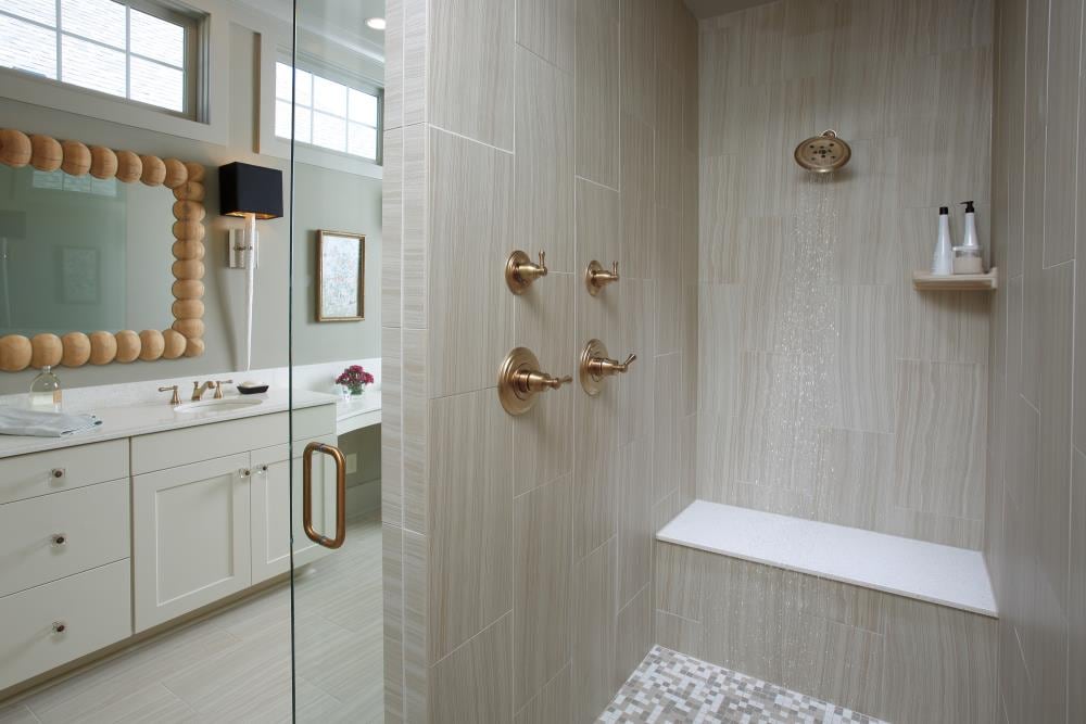 Maneral de bronce champán de Delta para lavabo de baño con 2 manijas - Paquete de 2 H297CZ
