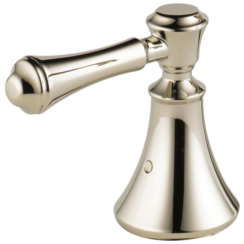 Maneral para grifo de bañera de níquel pulido de 2 manijas de palanca Delta H697PN