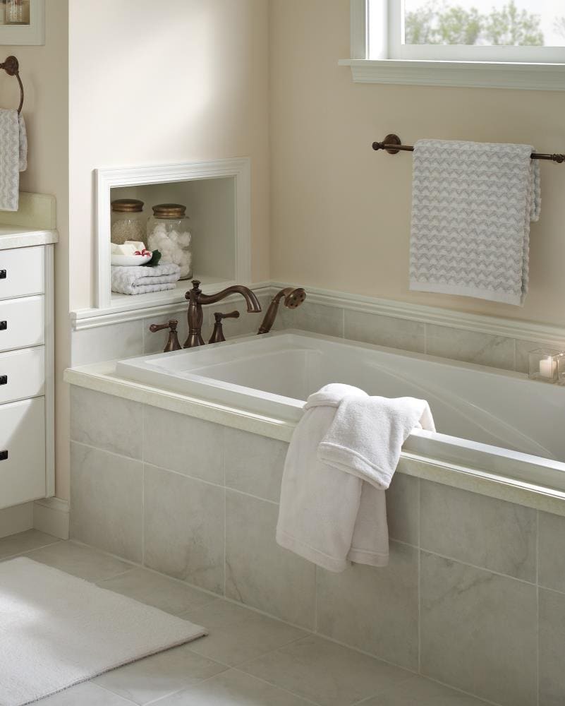 Manija de grifo para bañera con 2 manijas en acabado bronce veneciano Delta H697RB