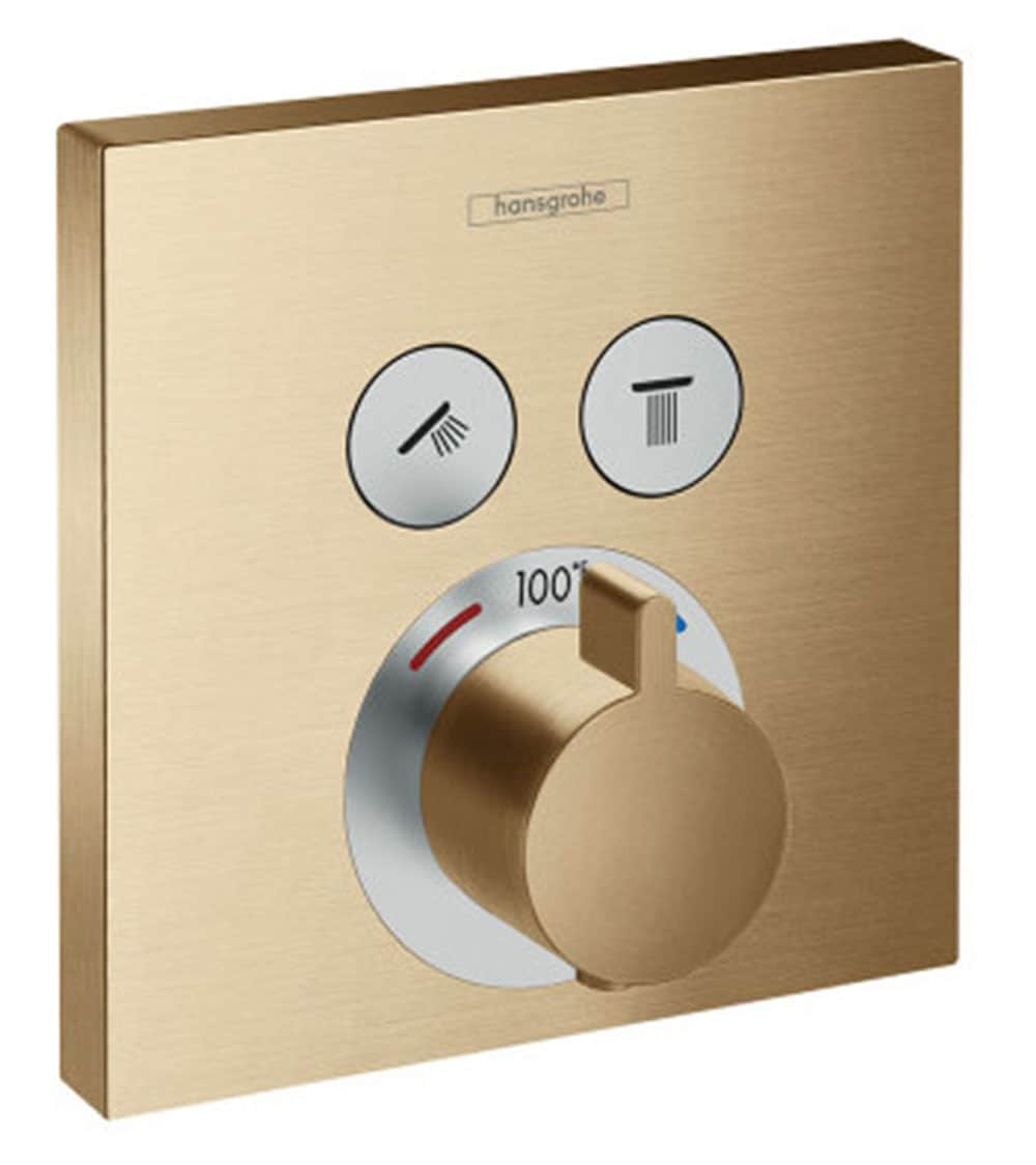 Manija de grifo de ducha en bronce cepillado Hansgrohe 15763141
