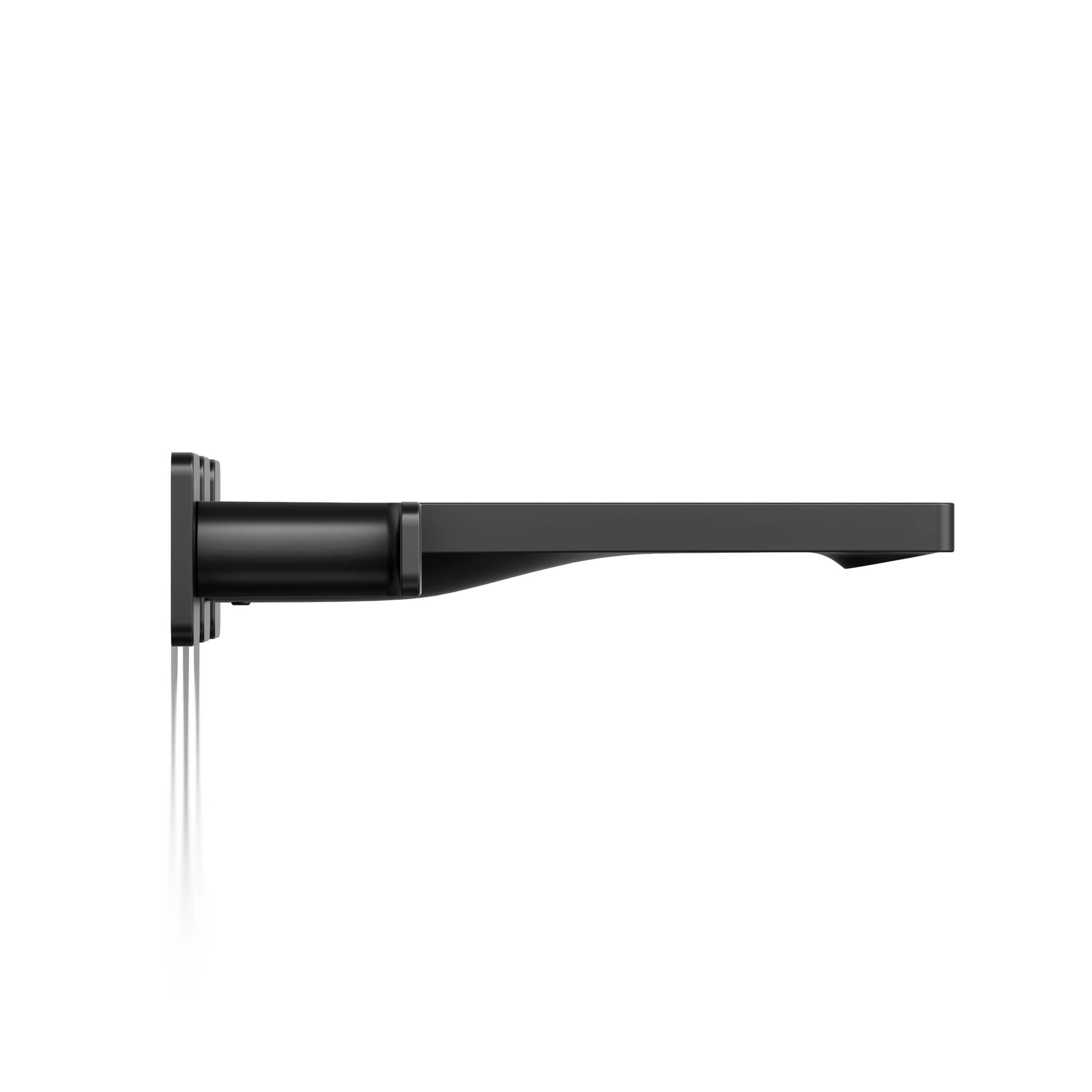 Manija del grifo de la bañera de dos manijas en negro mate KOHLER K-T23491-4-BL