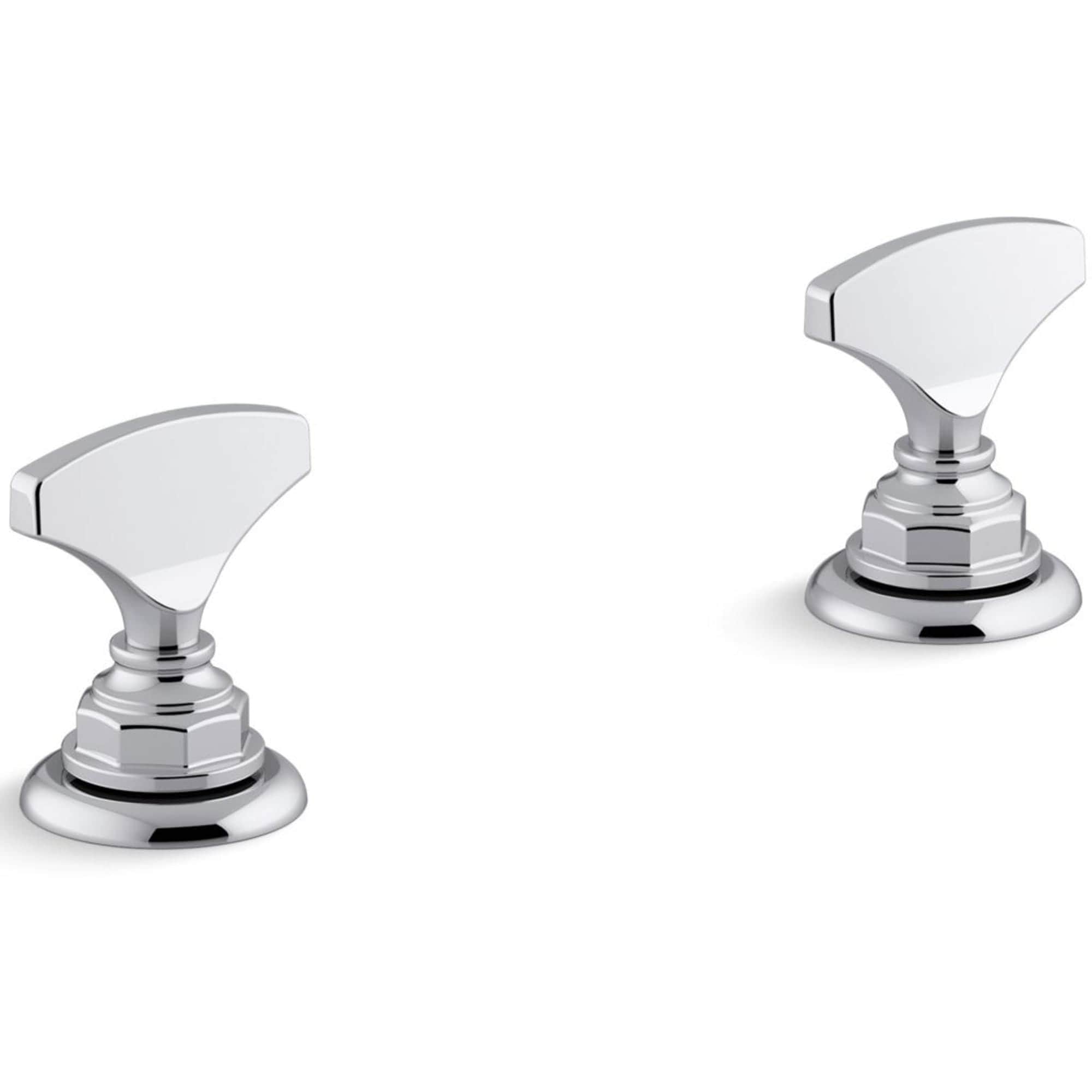 Manija de grifo de bañera de dos manijas cromadas pulidas KOHLER - K-98068-6-CP