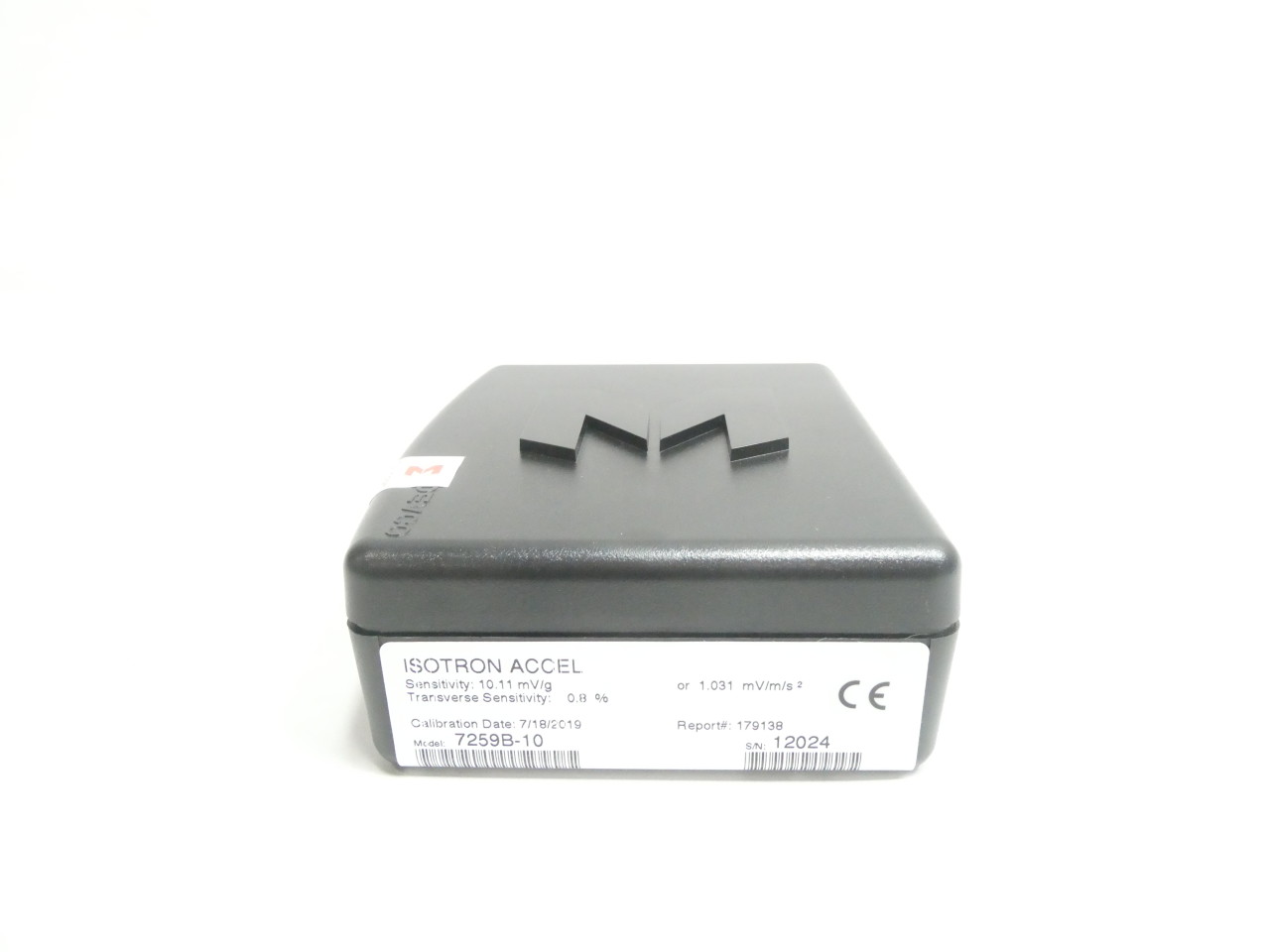 MEGGITT 7259B-10 ISOTRON ACCELEROMETER 10.11MV/G TEST EQUIPMENT