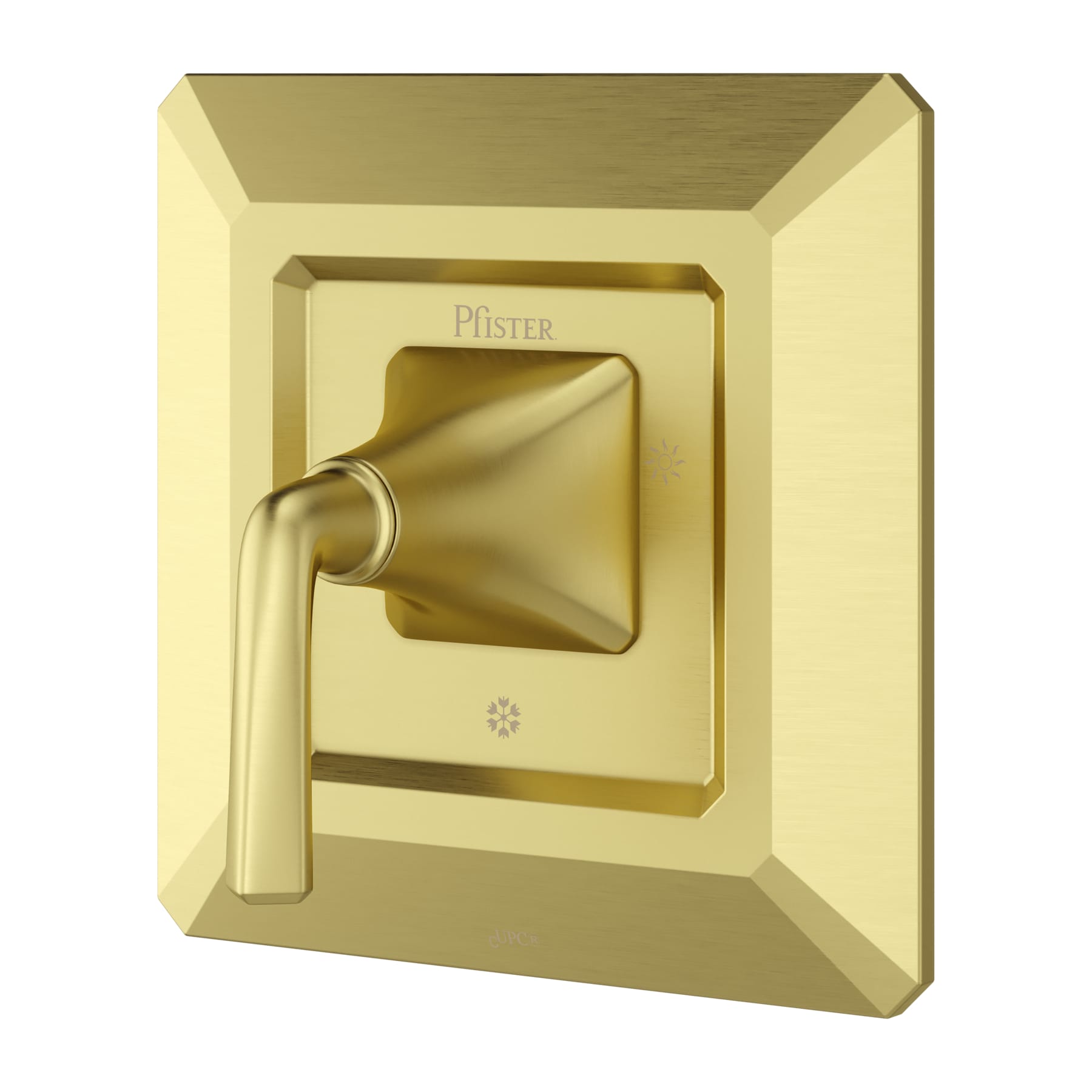 Mango para llave de regadera en acabado dorado cepillado de Pfister R89-1FEBG