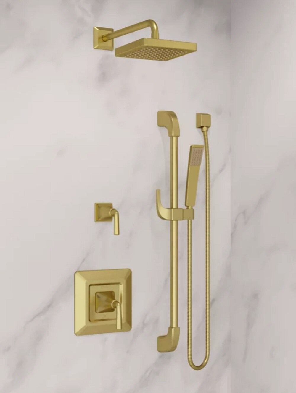Mango para llave de regadera en acabado dorado cepillado de Pfister R89-1FEBG