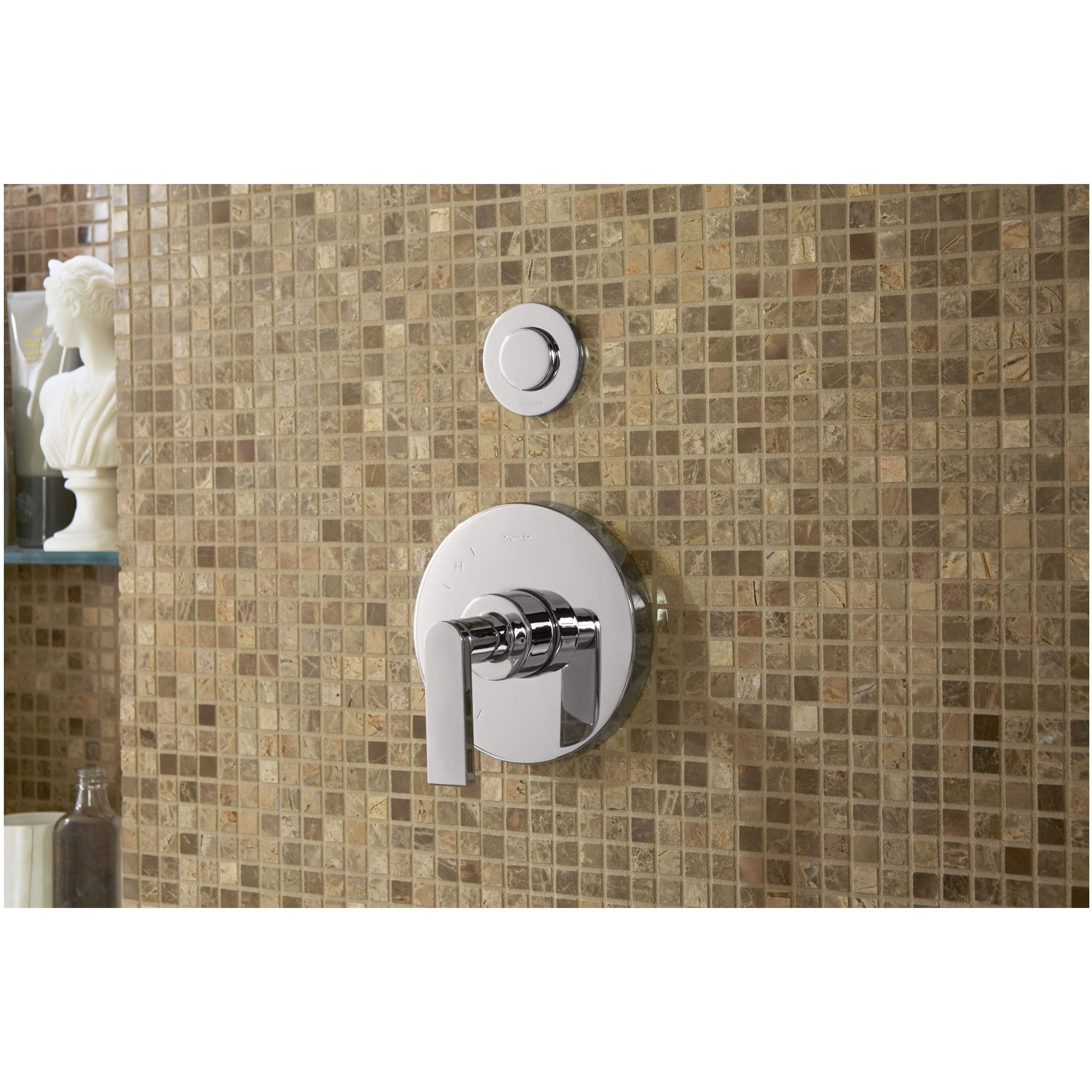 Manija de grifo de ducha KOHLER en color negro - Modelo K-TS73115-4-BL