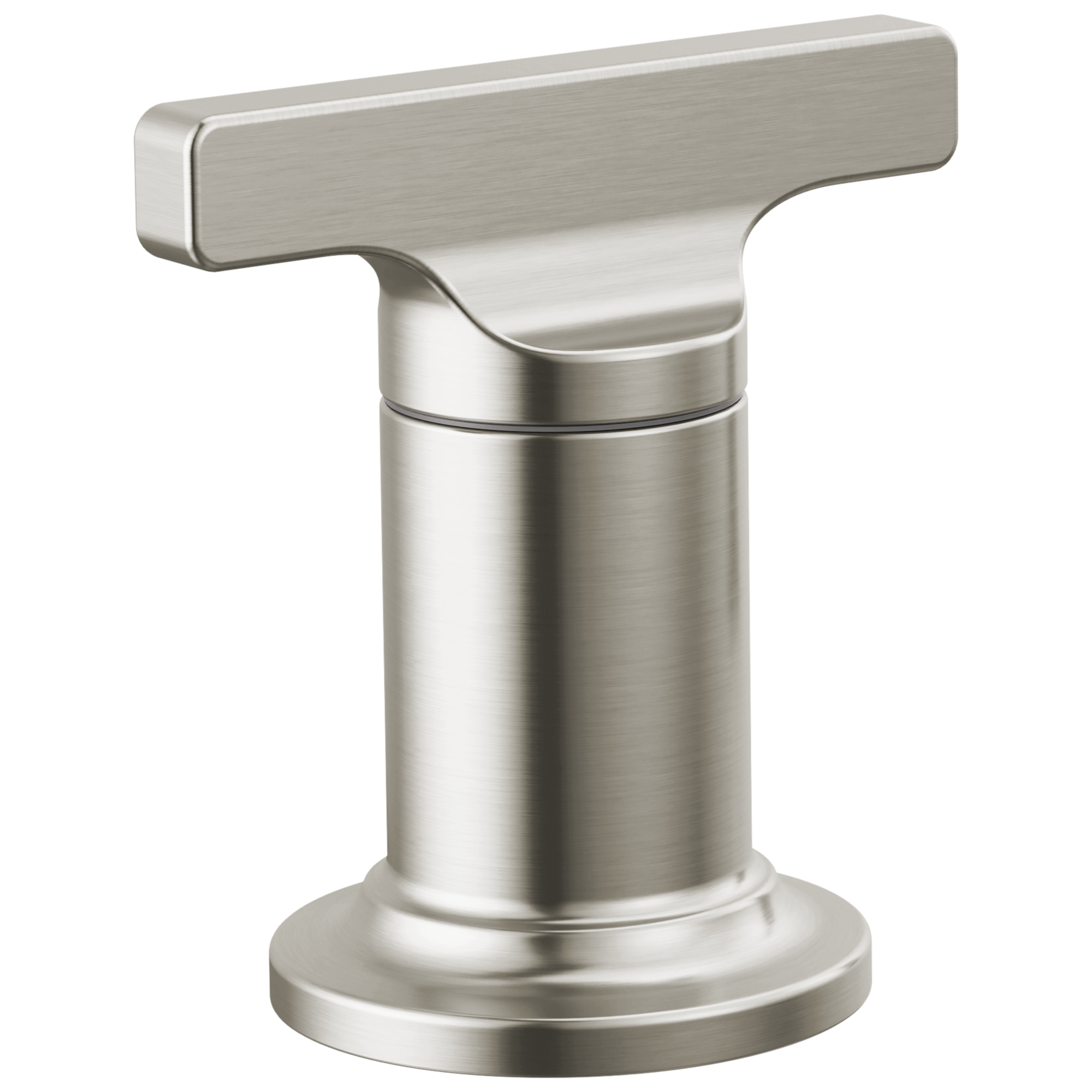 Grifo para lavabo de baño con 1 manija de acero inoxidable Lumicoat de Delta