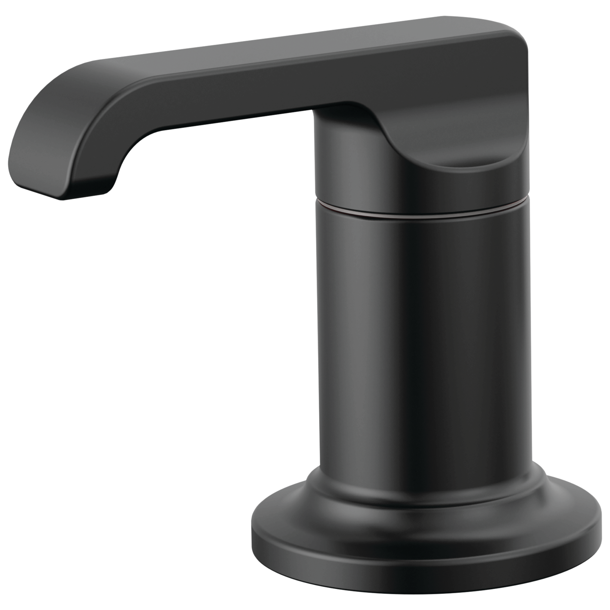 Grifo de lavabo de un solo mango en negro mate Delta